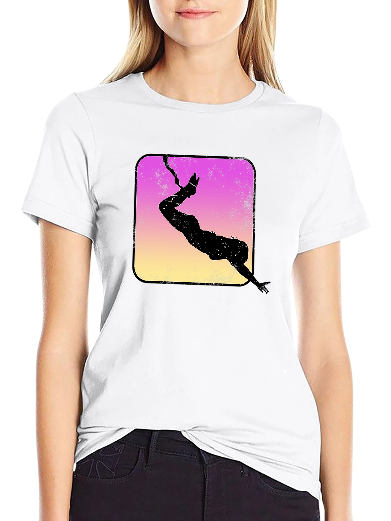 Retro Bungee Jumper Graphic Tee