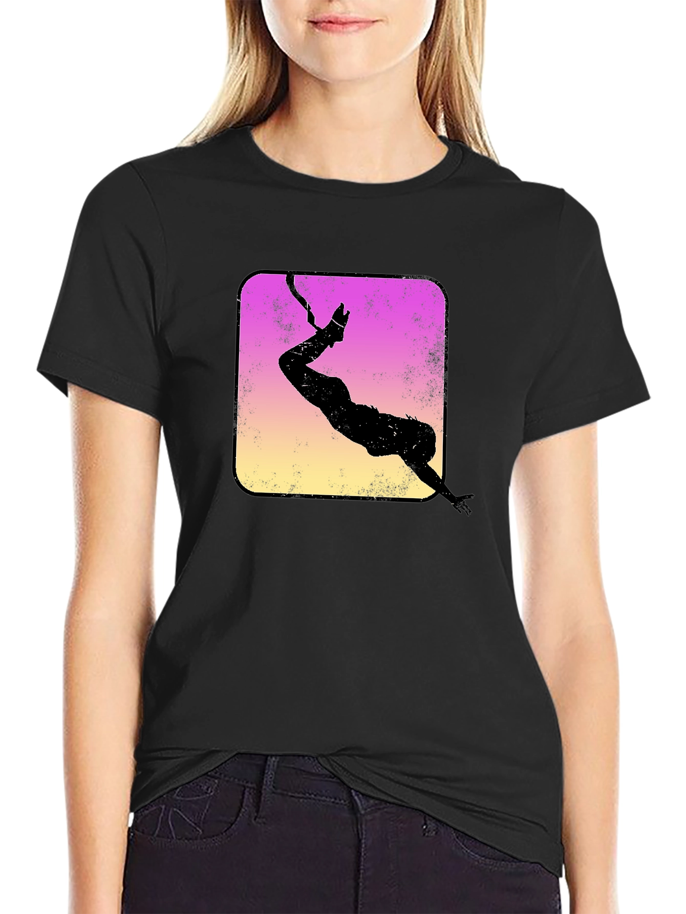 Retro Bungee Jumper Graphic Tee