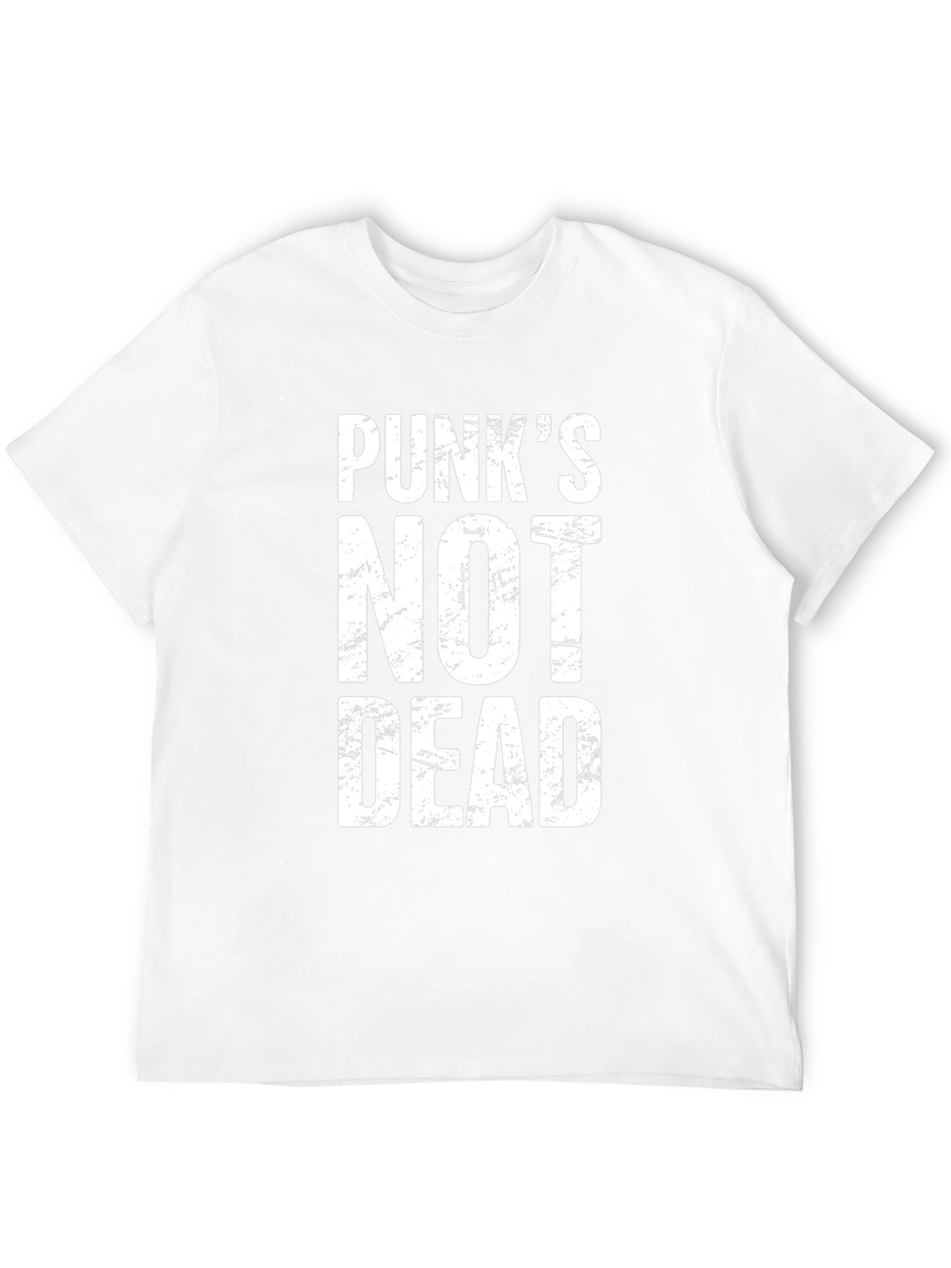 Punks Not Dead Graphic T-Shirt - Black
