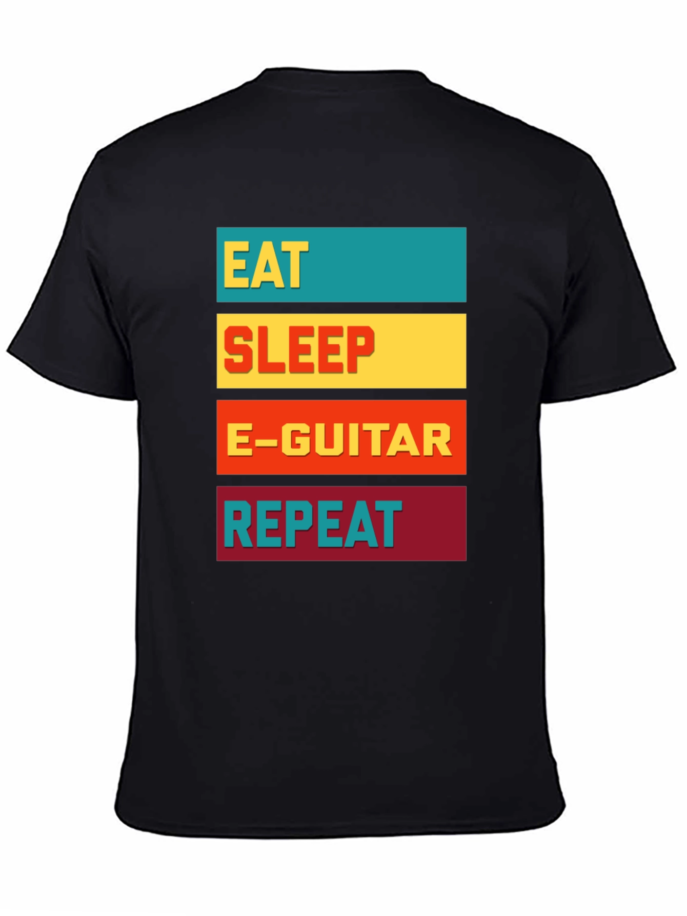Eat Sleep E-Guitar Repeat Graphic Tee