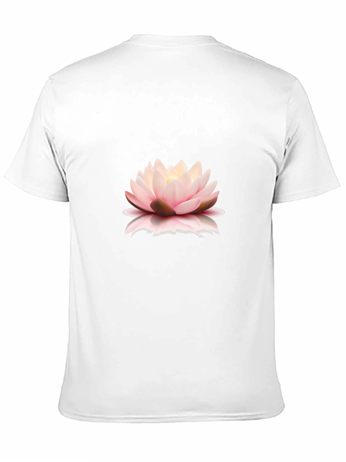 Black Lotus Flower Graphic T-Shirt