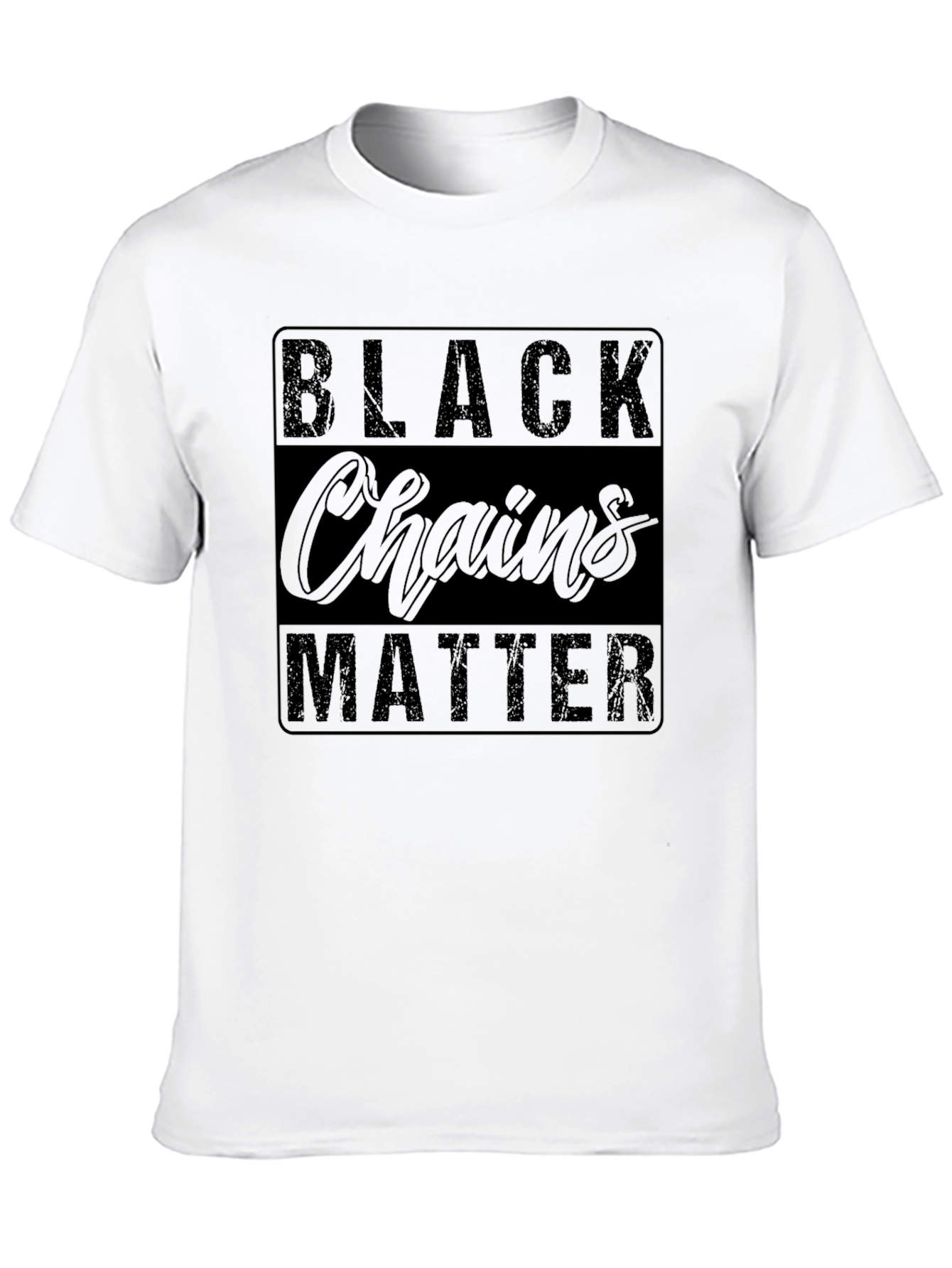 Black Chains Matter Graphic T-Shirt