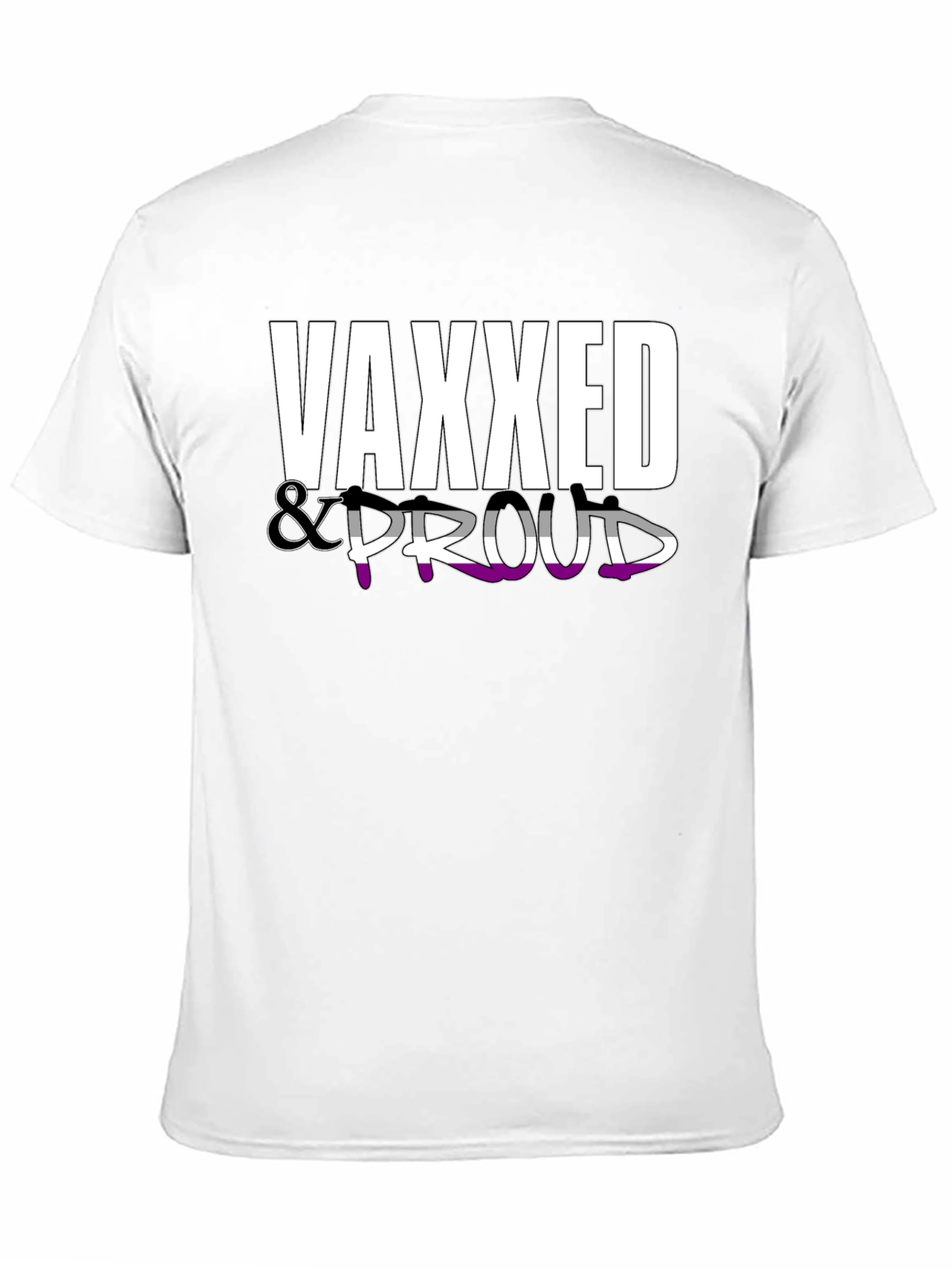 Vaxxed & Proud Graphic Tee - Black Cotton Shirt