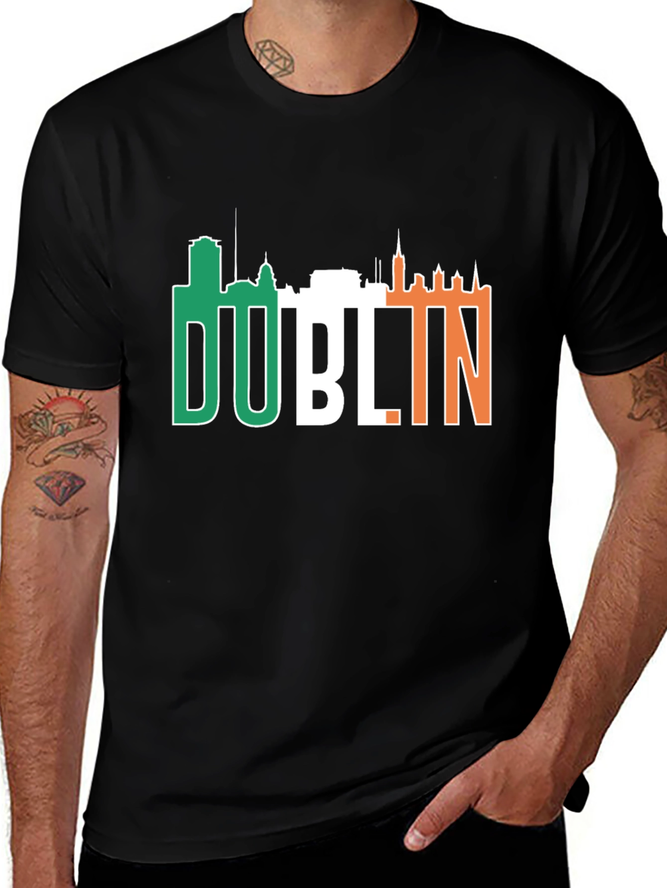 Dublin Ireland Skyline T-Shirt