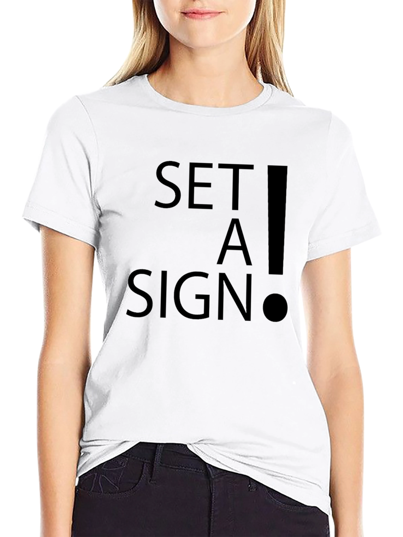 Set A Sign Graphic Tee