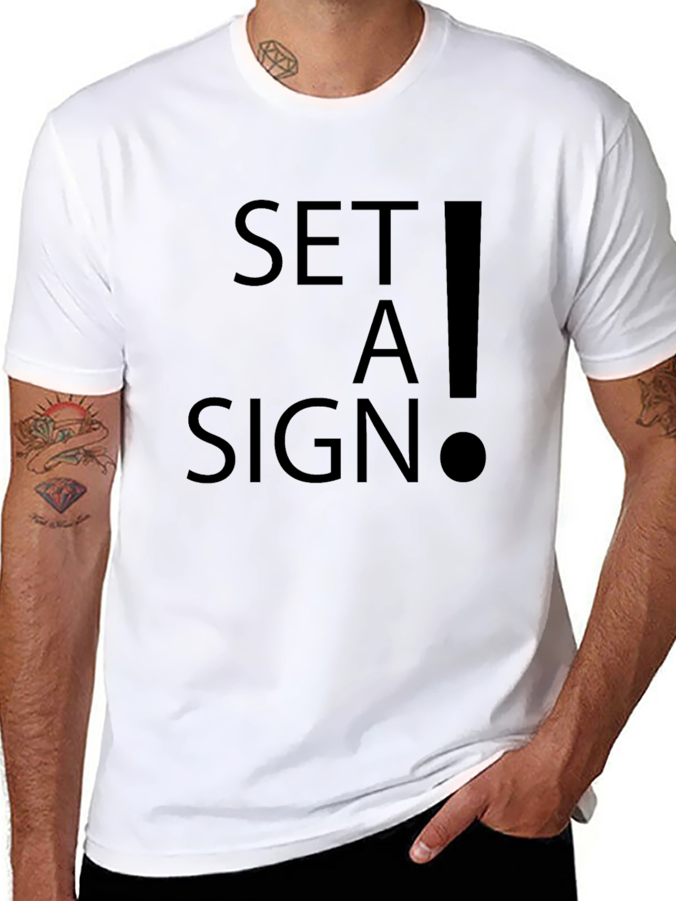 Set A Sign Graphic Tee