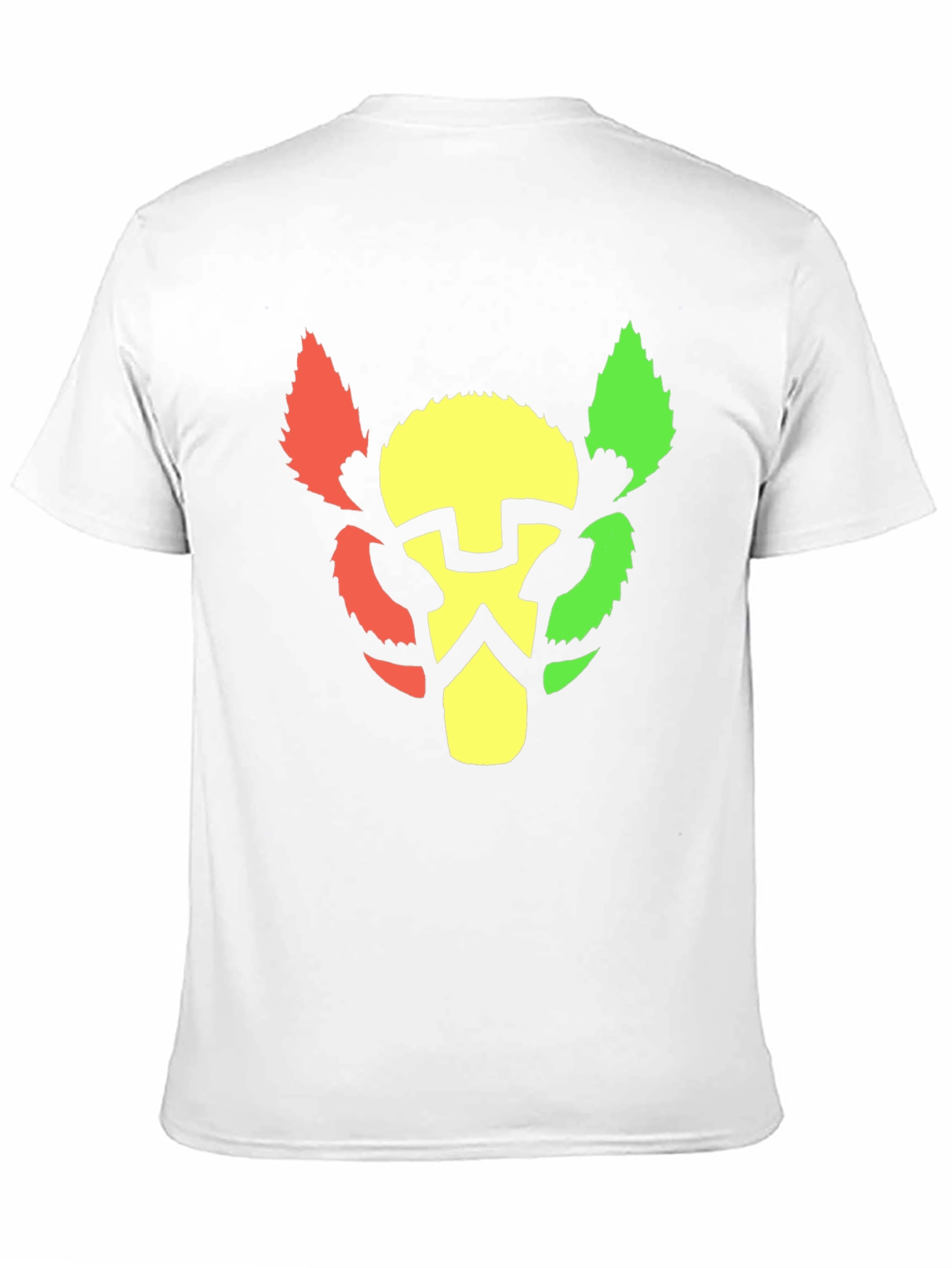 Rasta Lion Head T-Shirt - Black