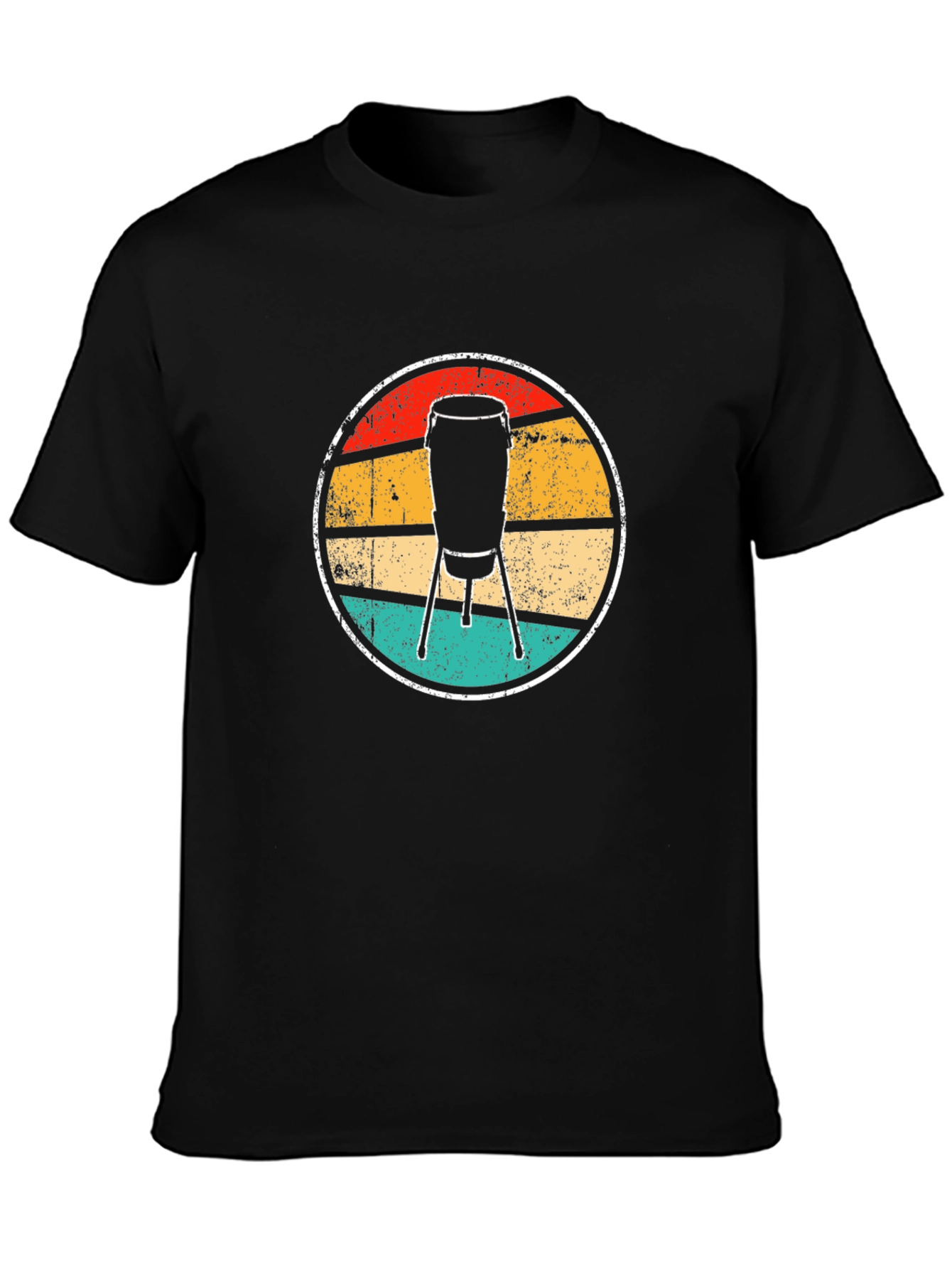 Retro Conga Drum Graphic Tee