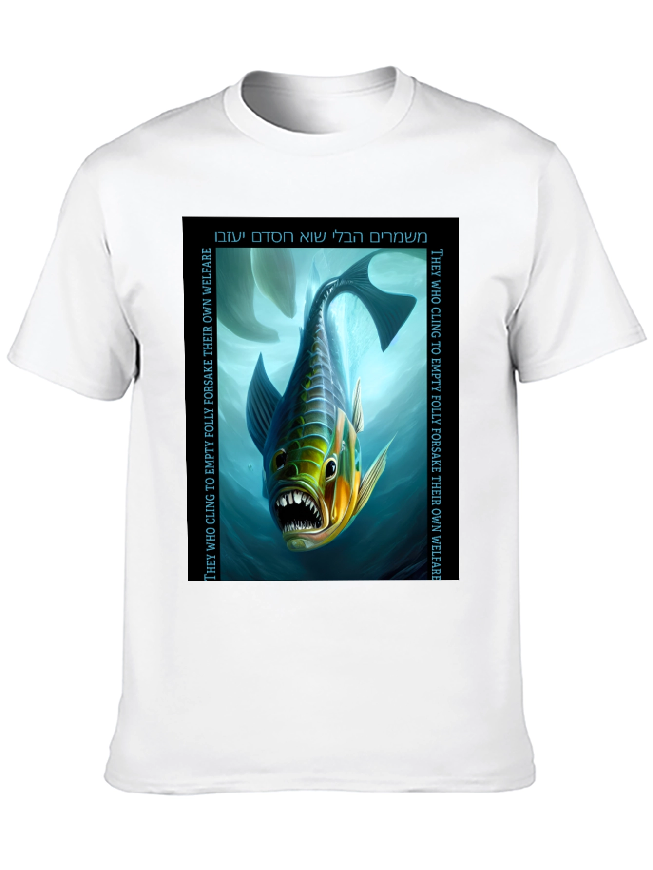 Unique Fish Graphic T-Shirt