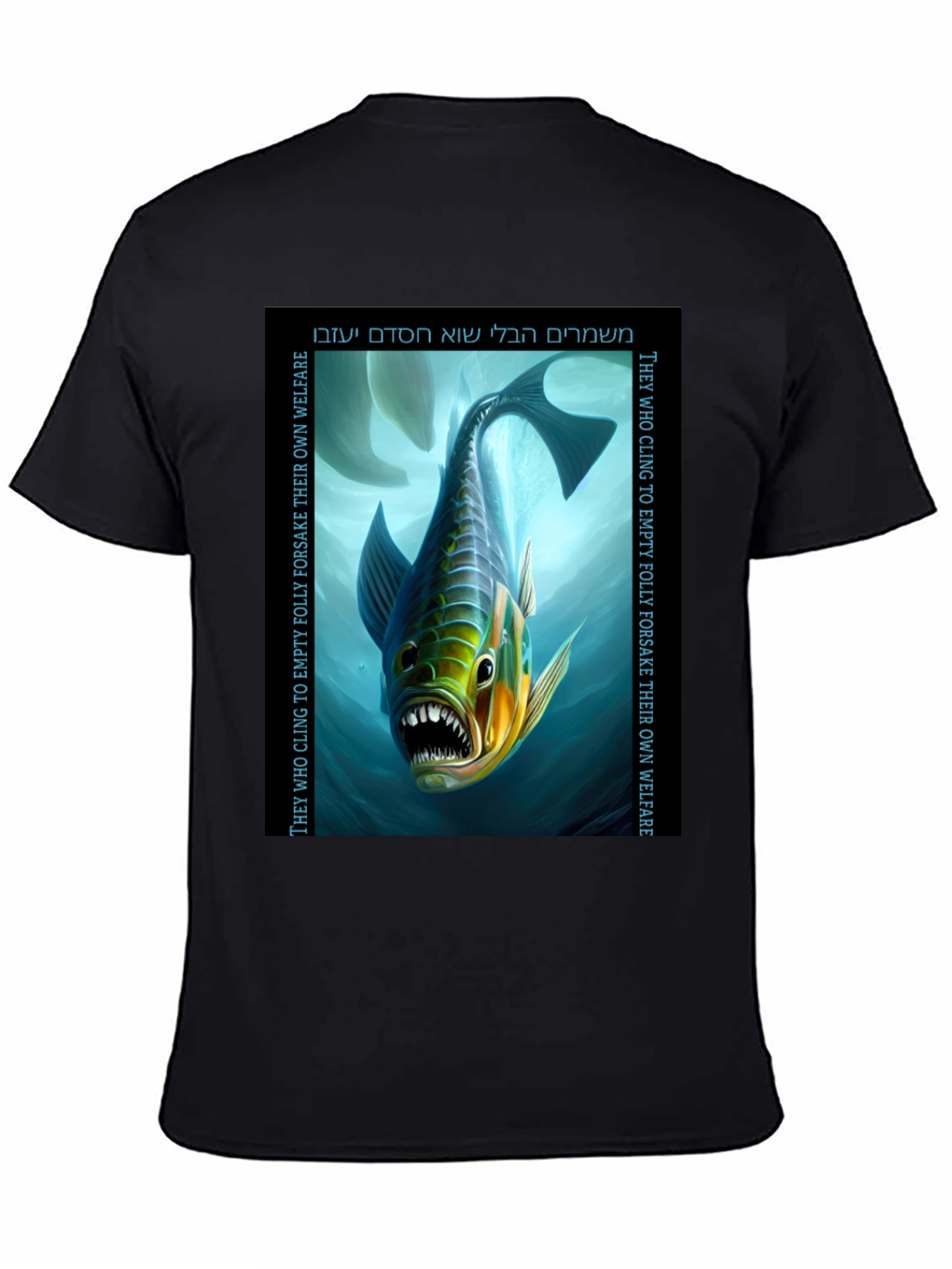 Unique Fish Graphic T-Shirt