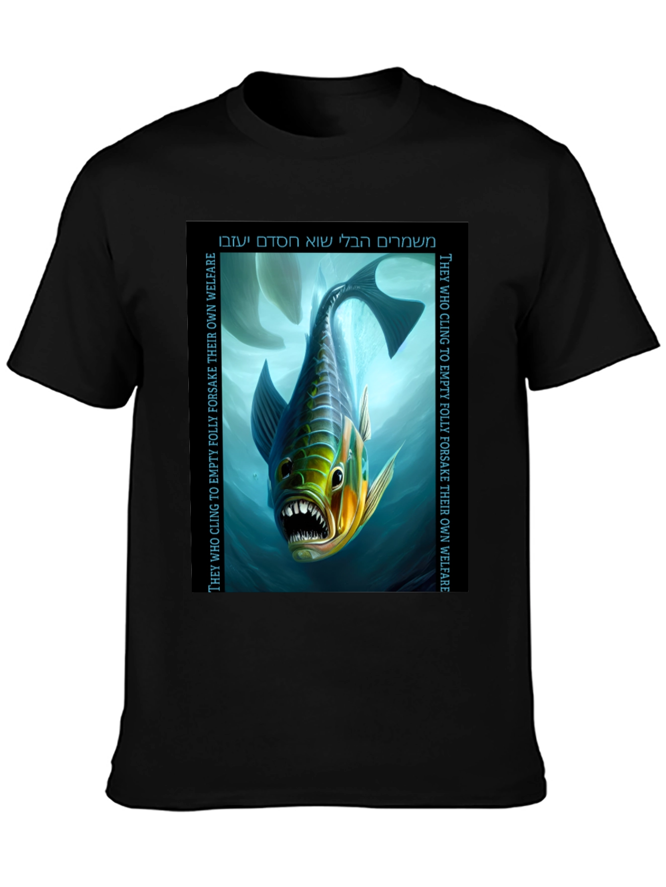 Unique Fish Graphic T-Shirt