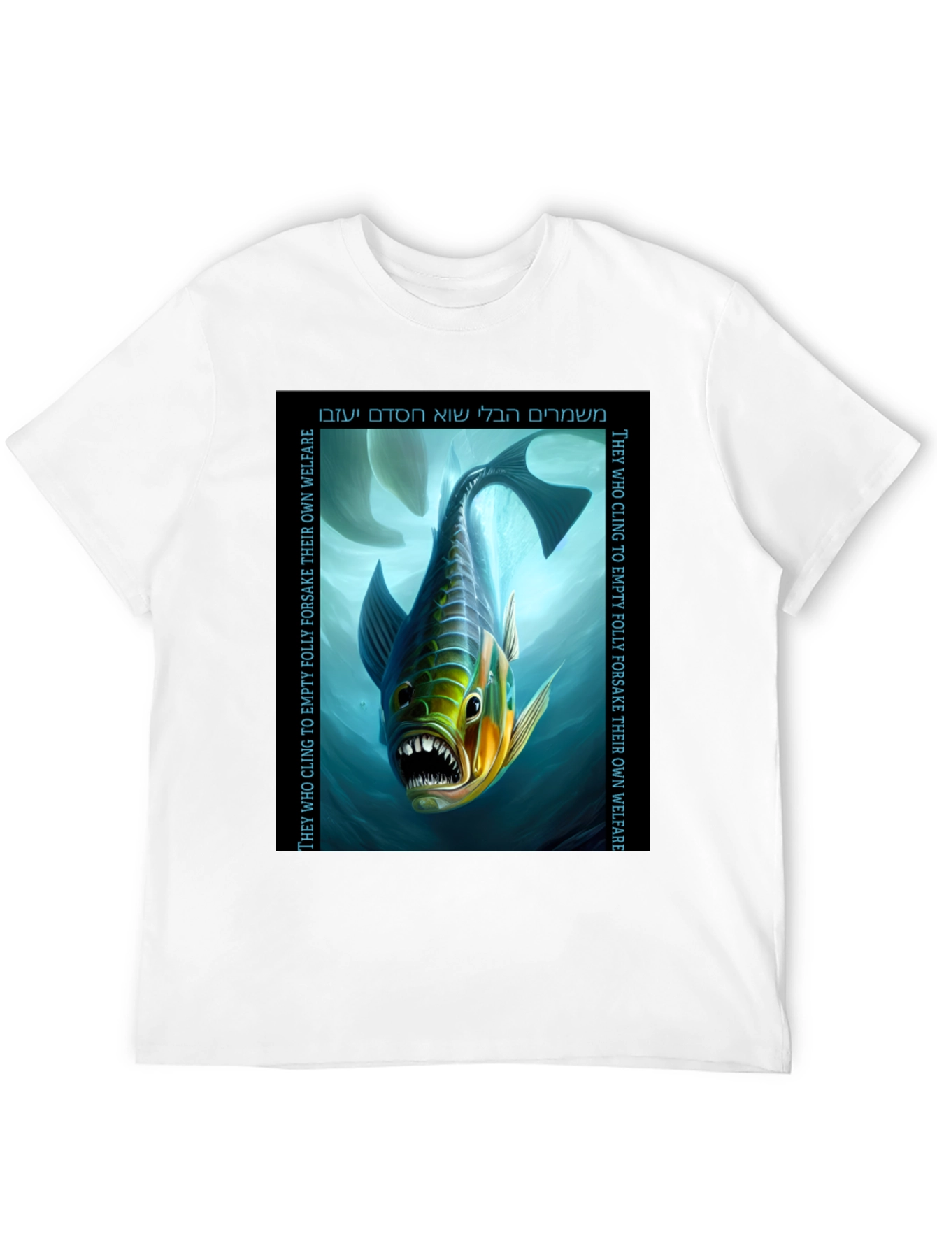 Unique Fish Graphic T-Shirt