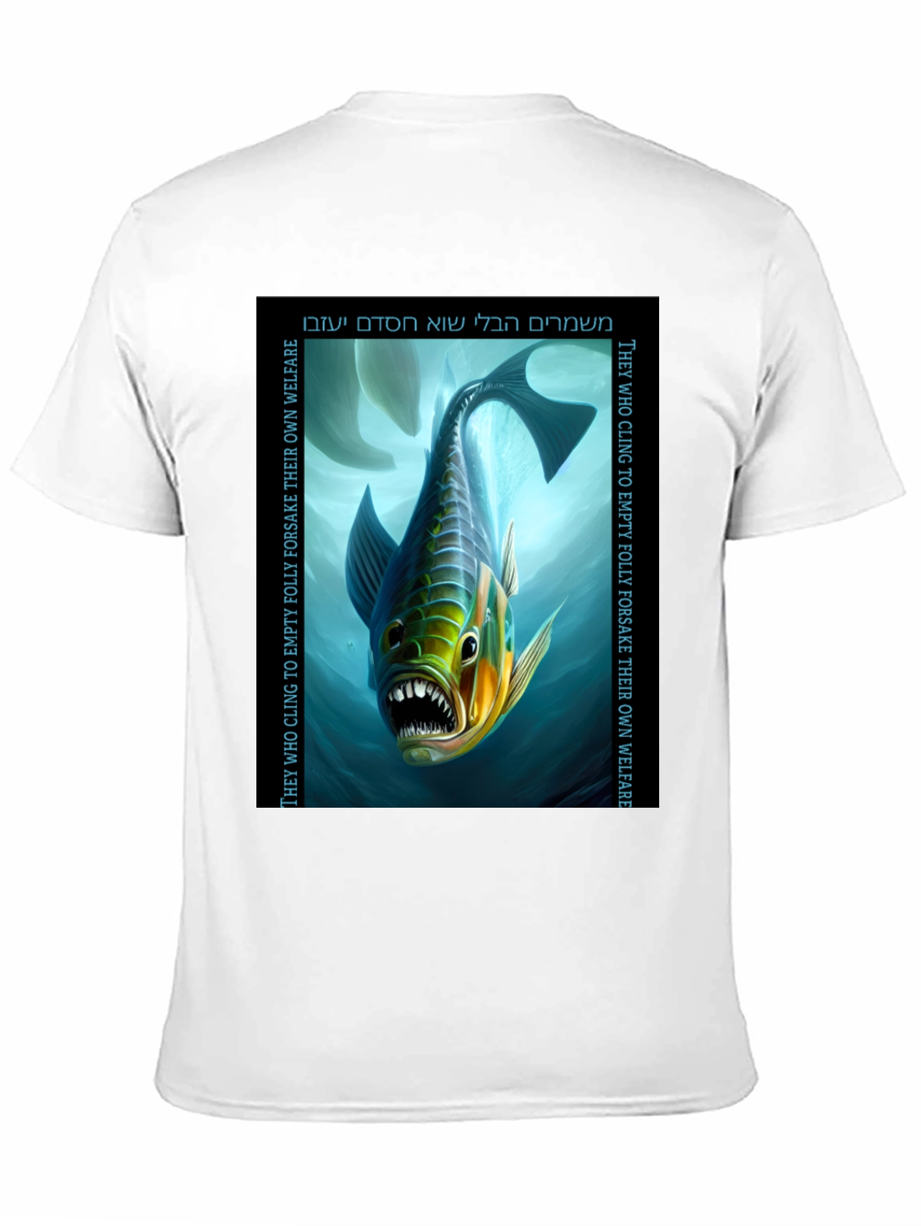 Unique Fish Graphic T-Shirt