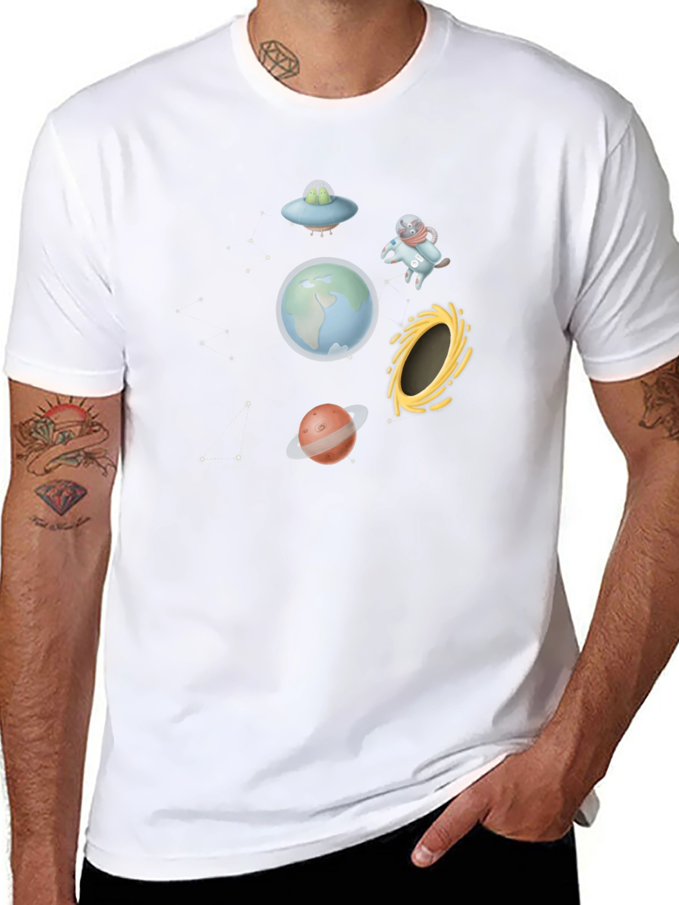 Cosmic Adventure T-Shirt - Space Design