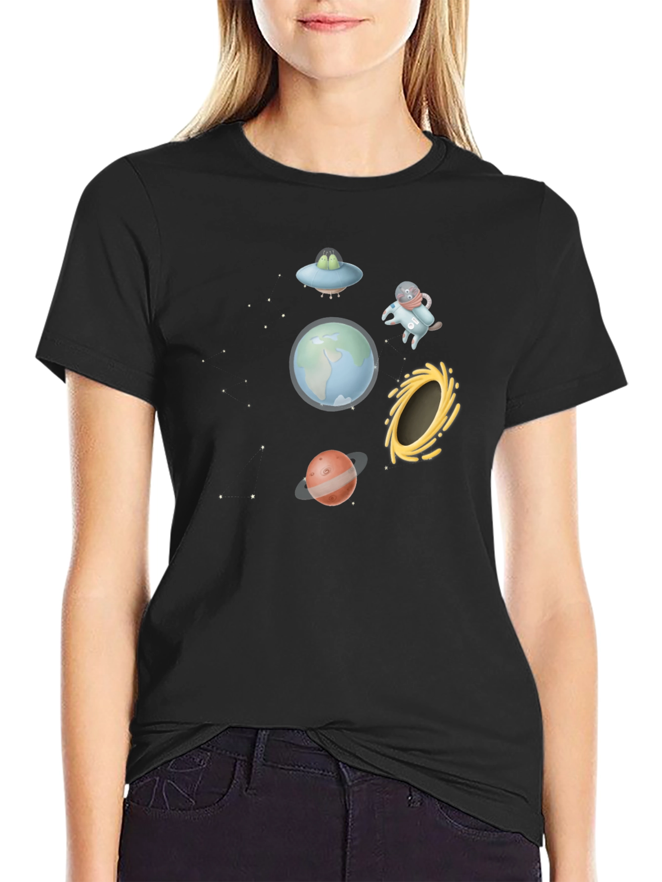 Cosmic Adventure T-Shirt - Space Design