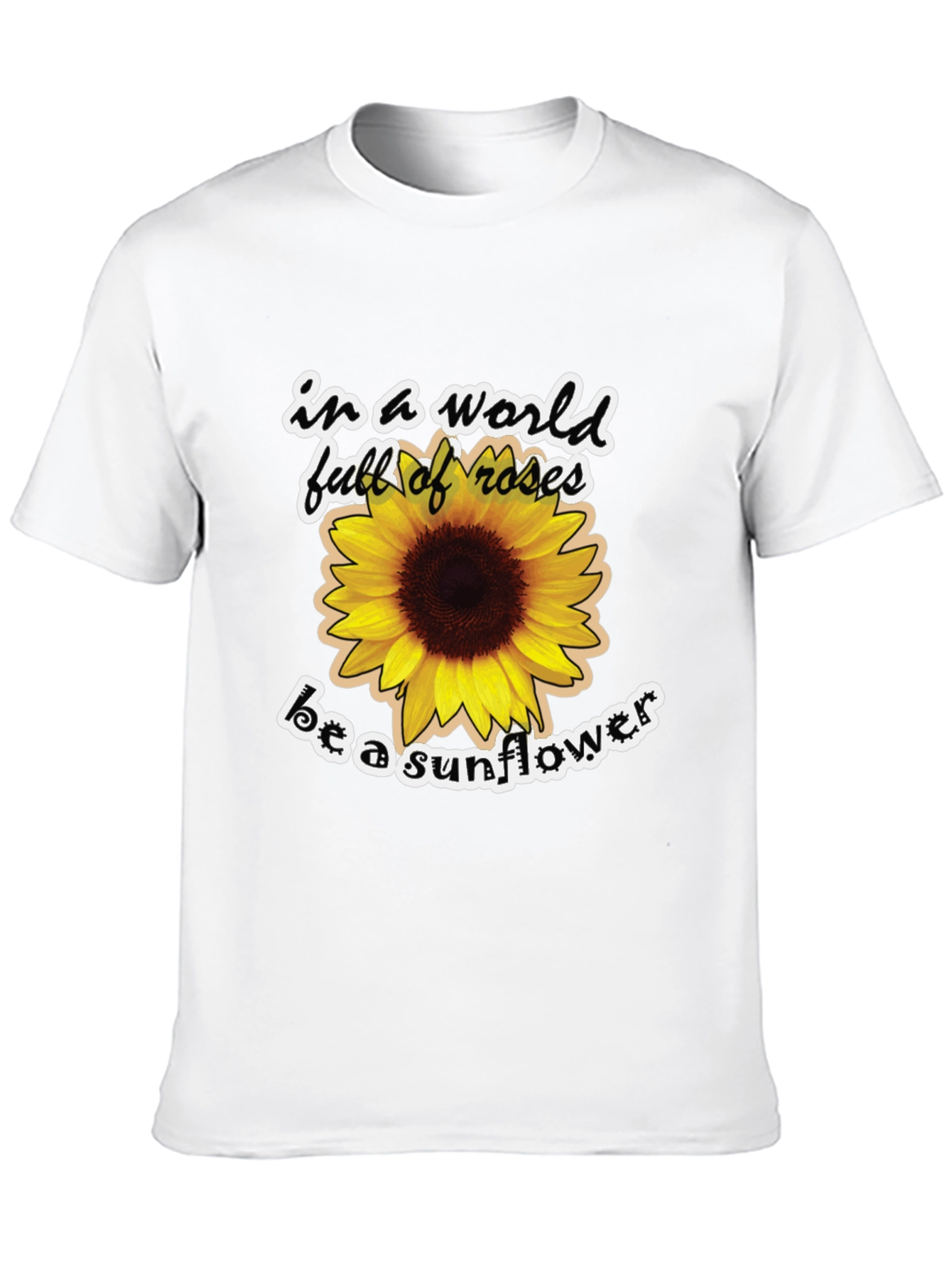 Sunflower Graphic Tee - Be a Sunflower