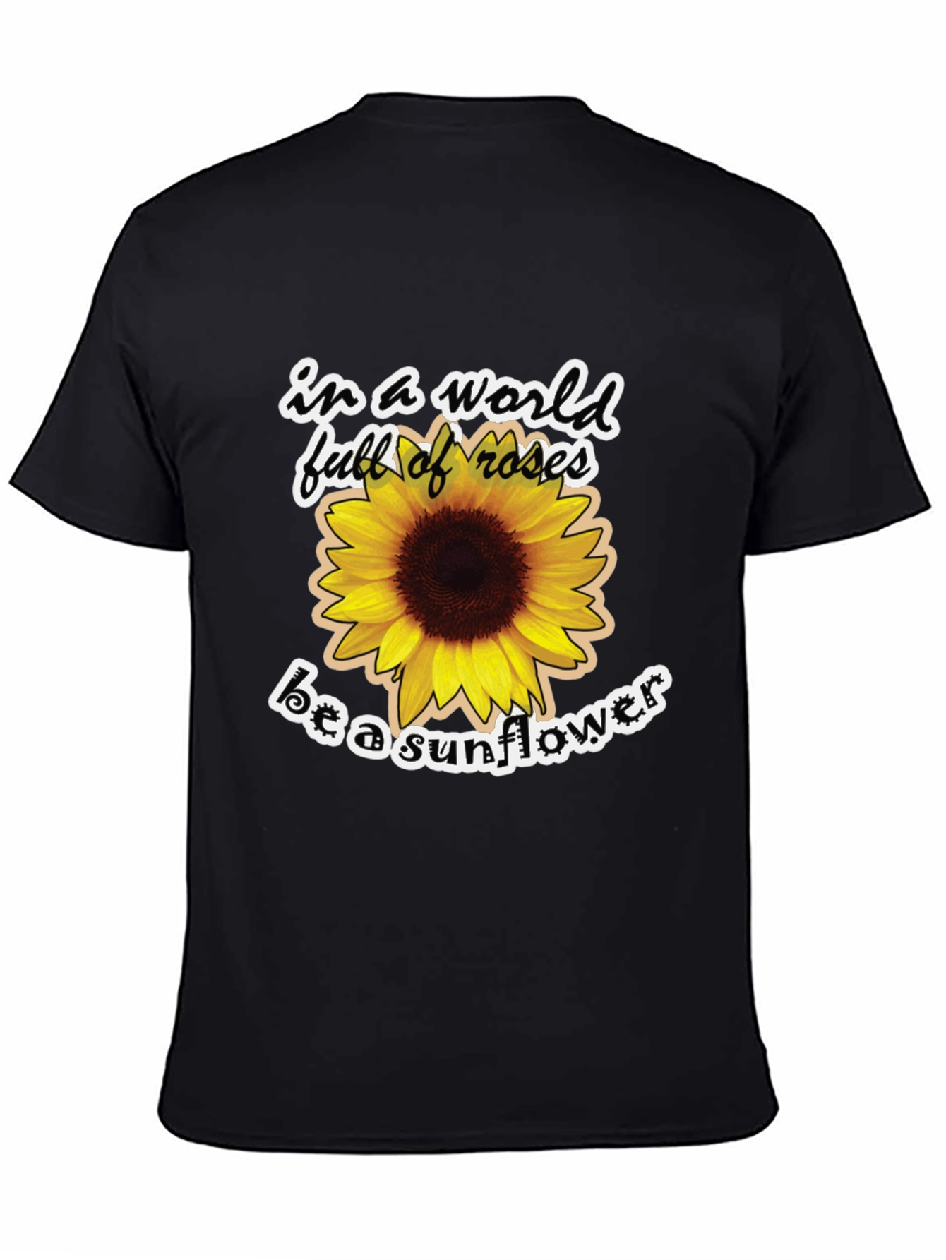Sunflower Graphic Tee - Be a Sunflower