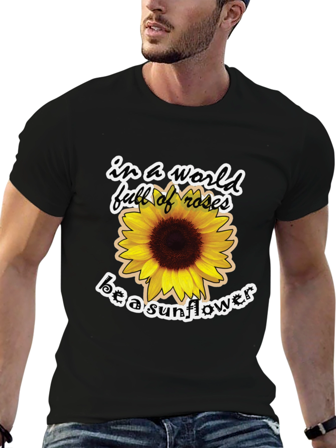 Sunflower Graphic Tee - Be a Sunflower