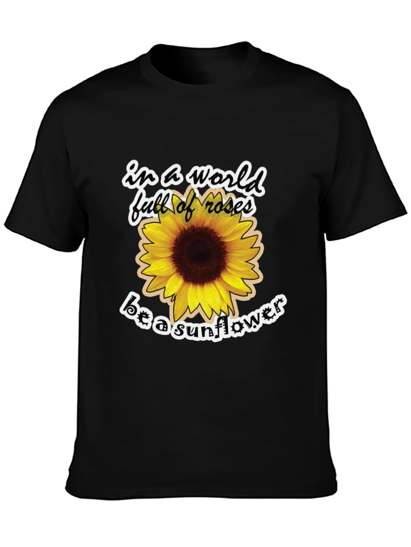 Sunflower Graphic Tee - Be a Sunflower