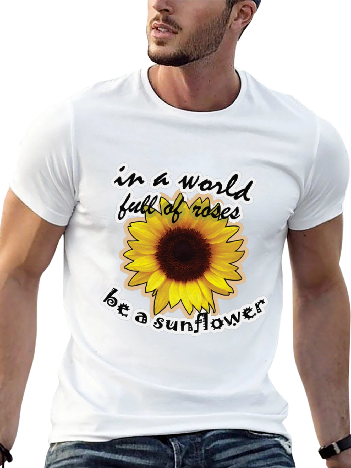Sunflower Graphic Tee - Be a Sunflower