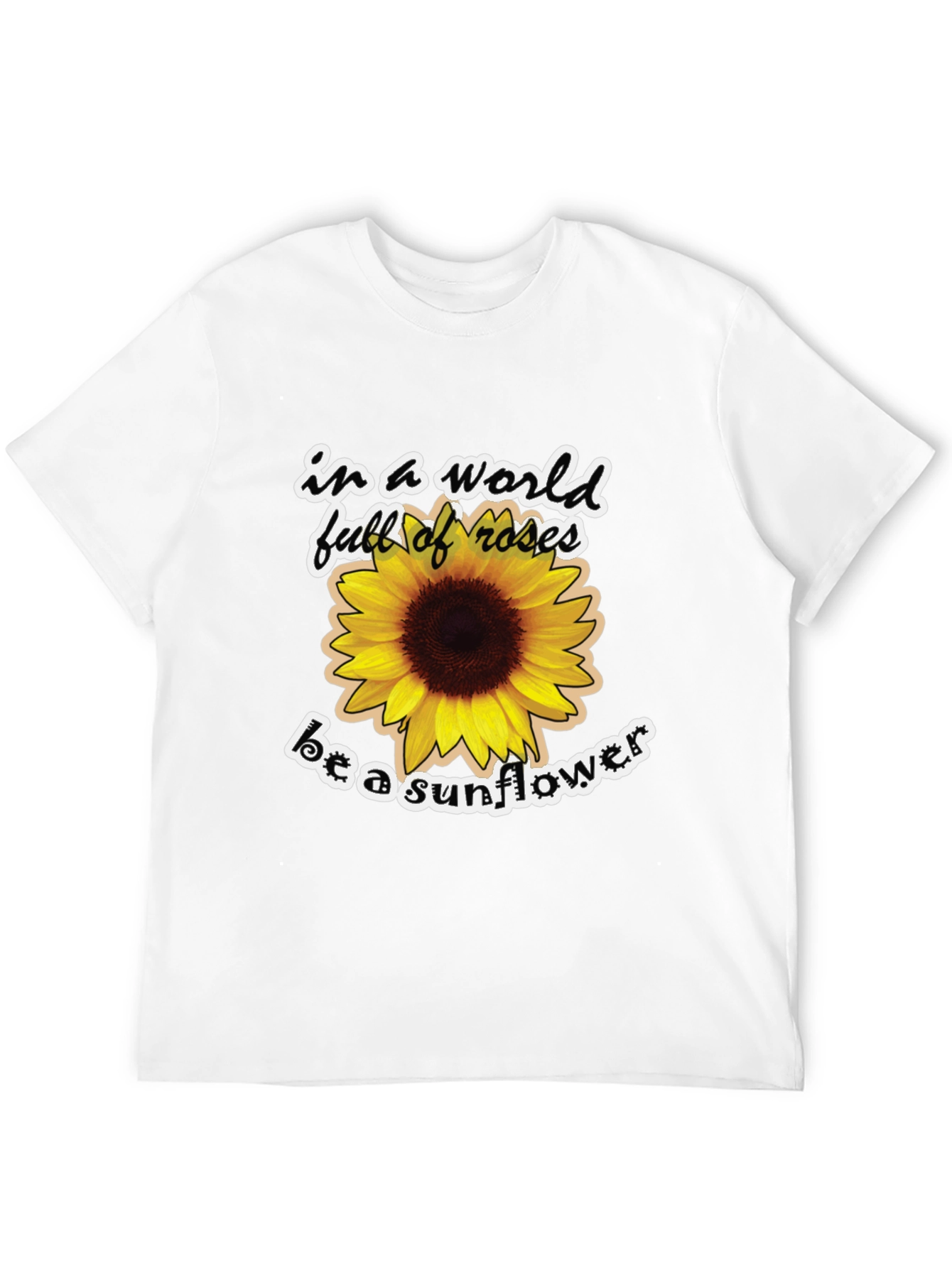 Sunflower Graphic Tee - Be a Sunflower