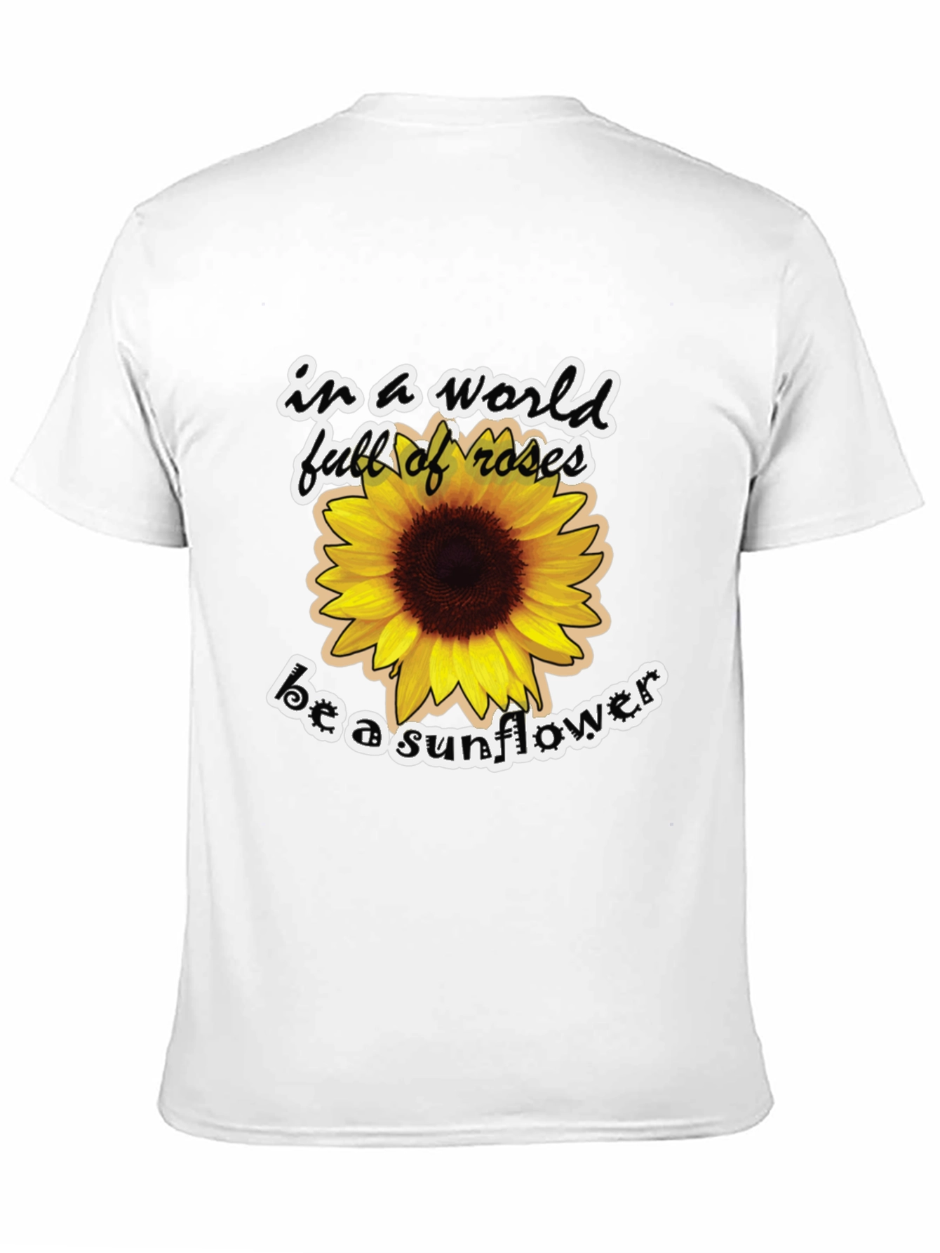 Sunflower Graphic Tee - Be a Sunflower