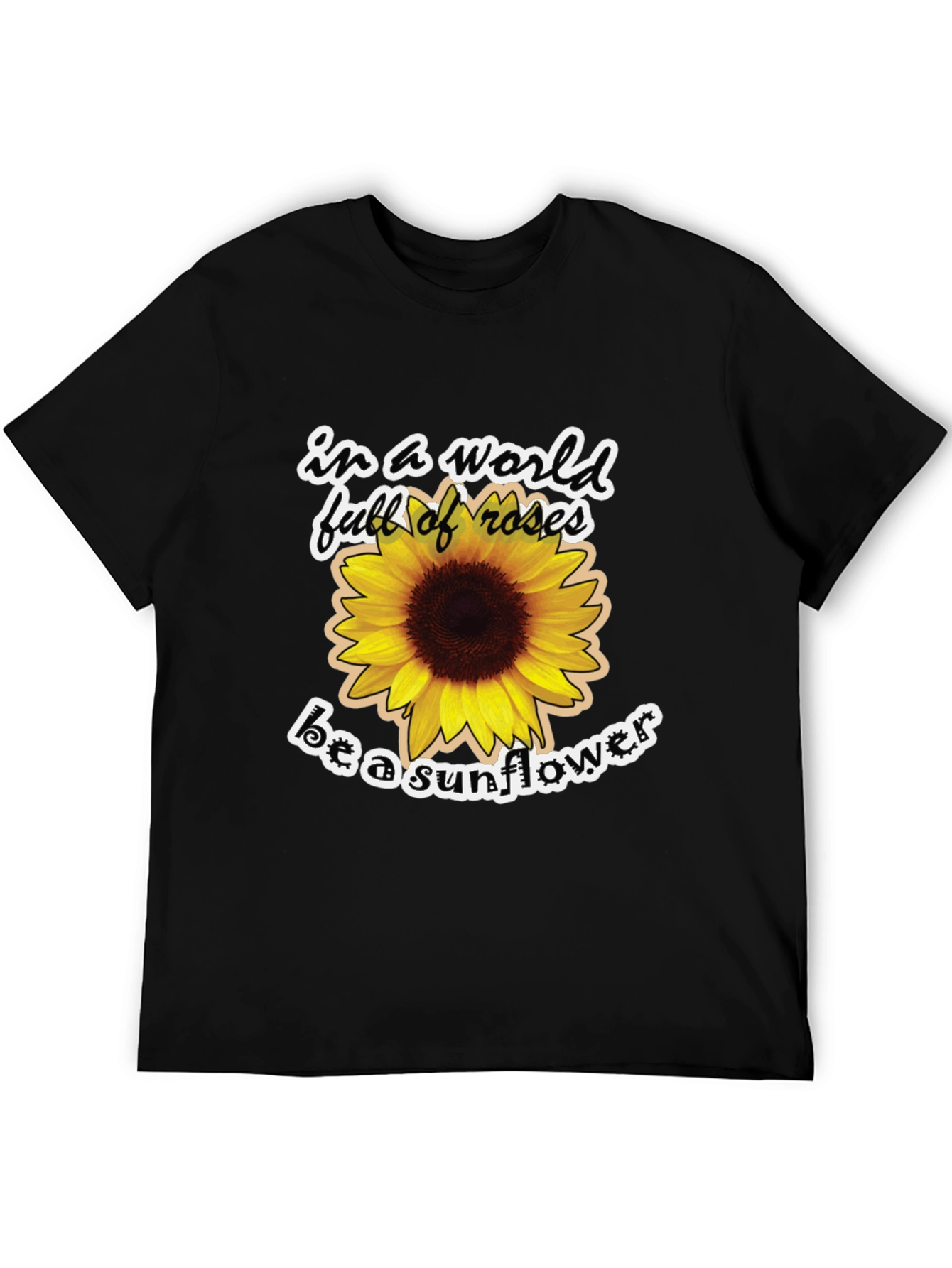 Sunflower Graphic Tee - Be a Sunflower