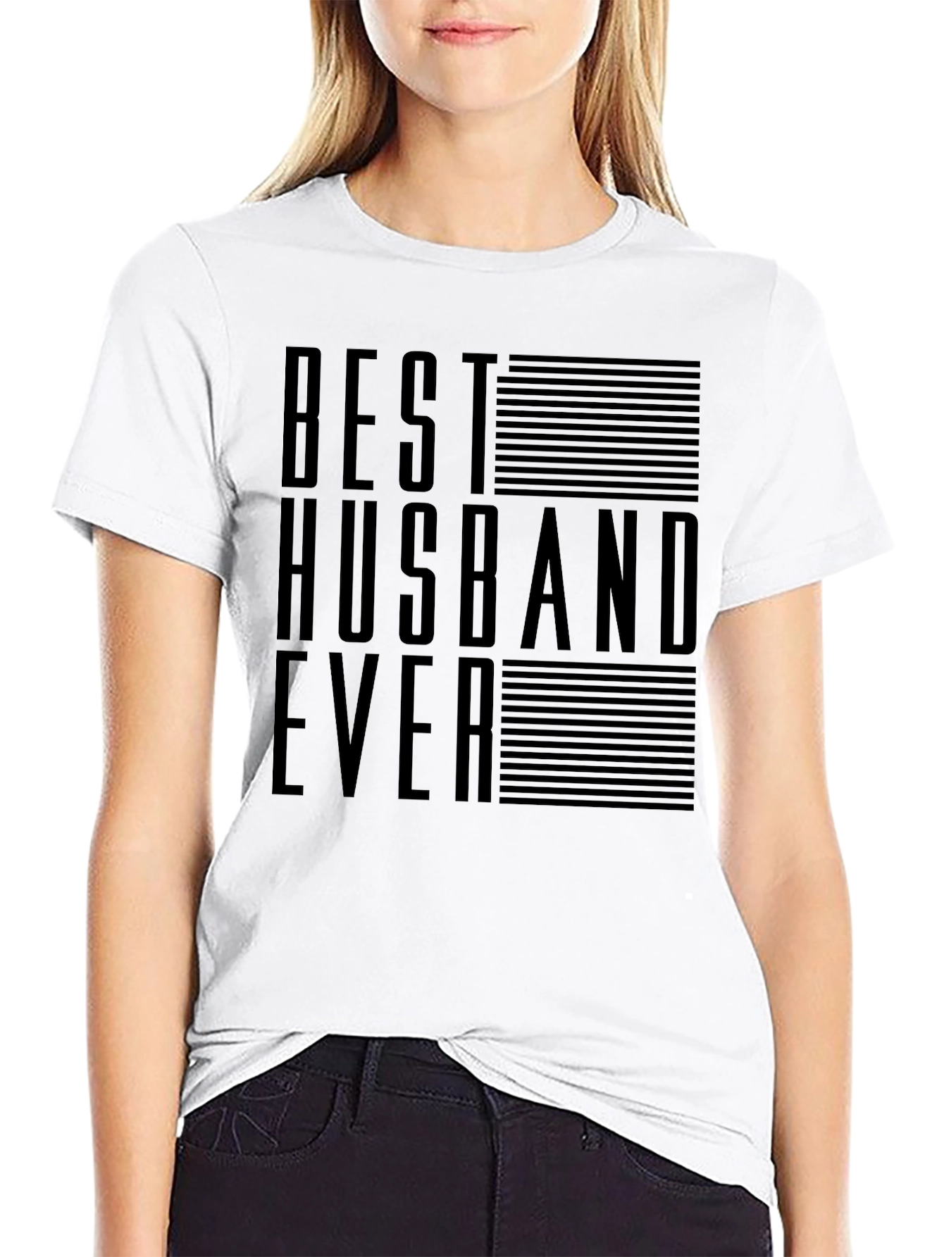 Best Husband Ever Graphic Tee - Black Cotton T-Shirt