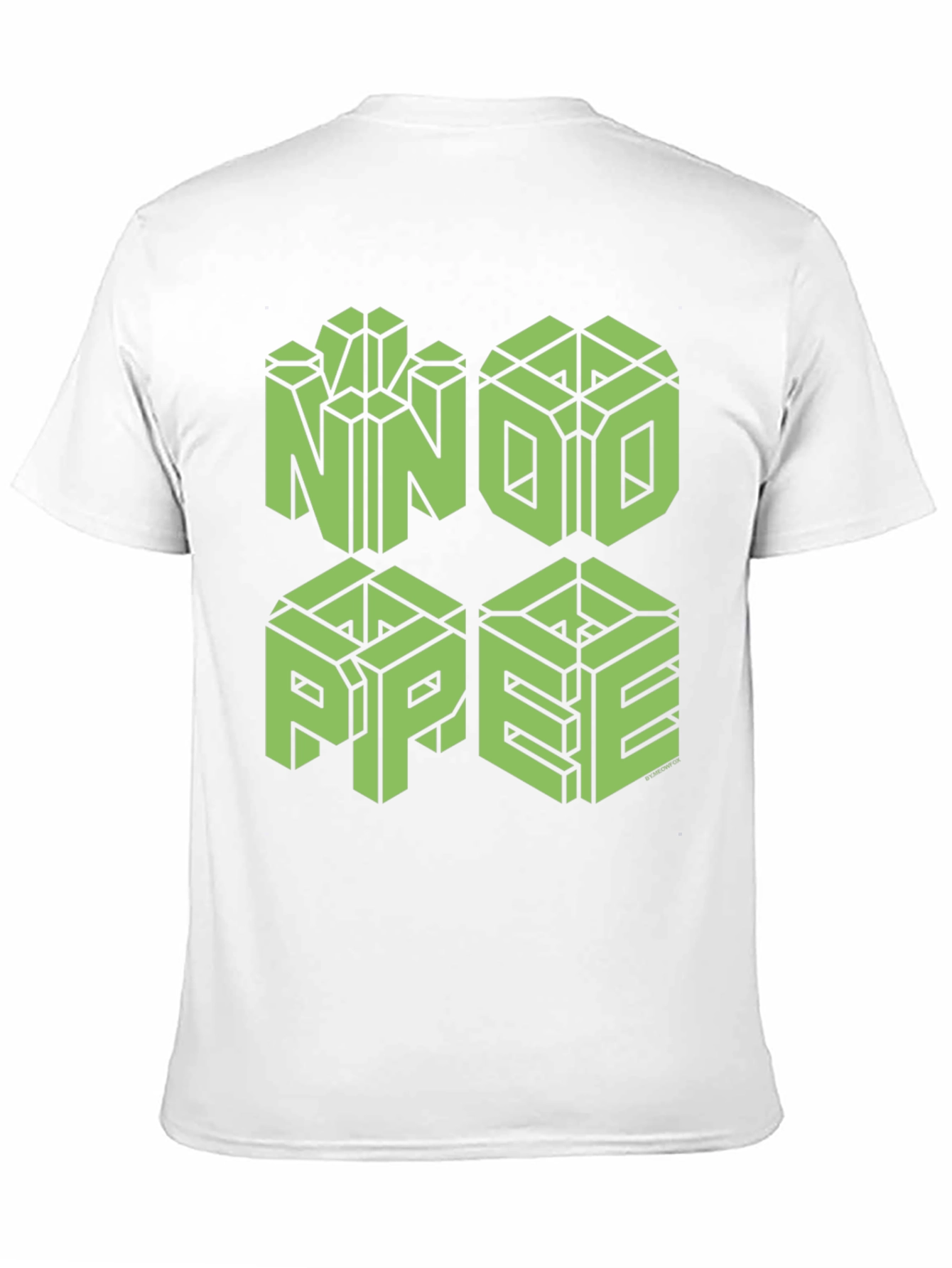 NNOO PPEE Graphic Tee - Black Cotton Novelty T-Shirt