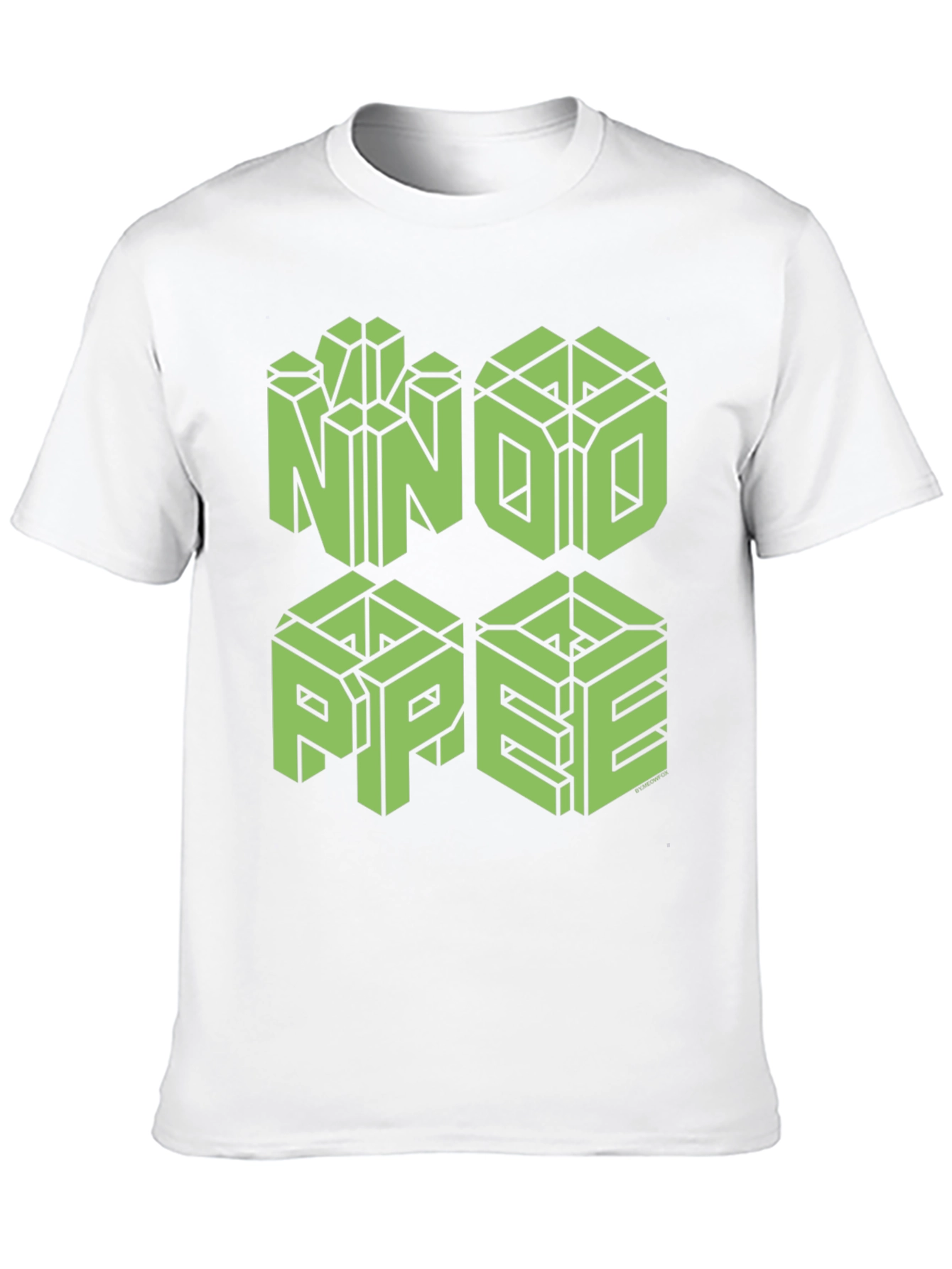 NNOO PPEE Graphic Tee - Black Cotton Novelty T-Shirt