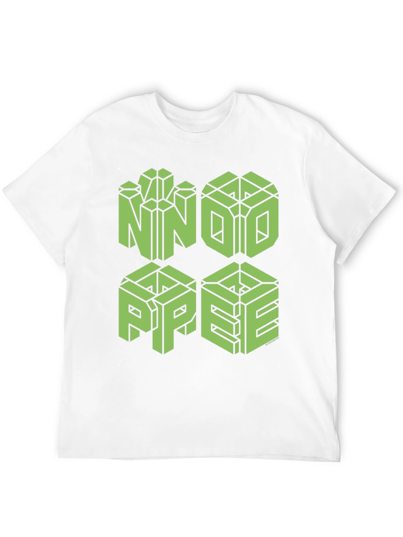 NNOO PPEE Graphic Tee - Black Cotton Novelty T-Shirt