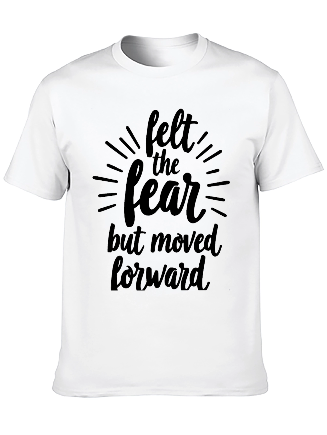 Felt The Fear Black Graphic Tee