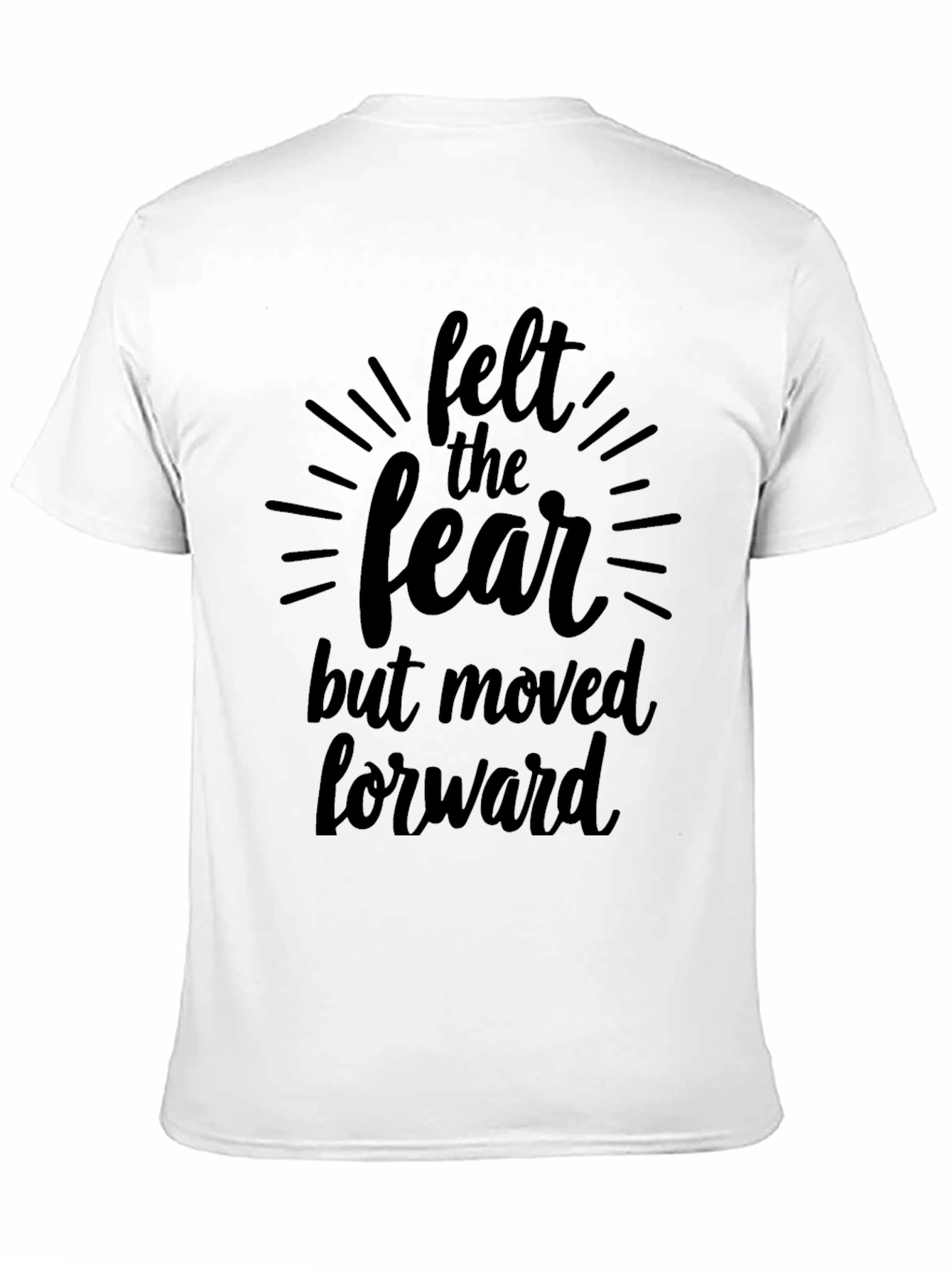 Felt The Fear Black Graphic Tee