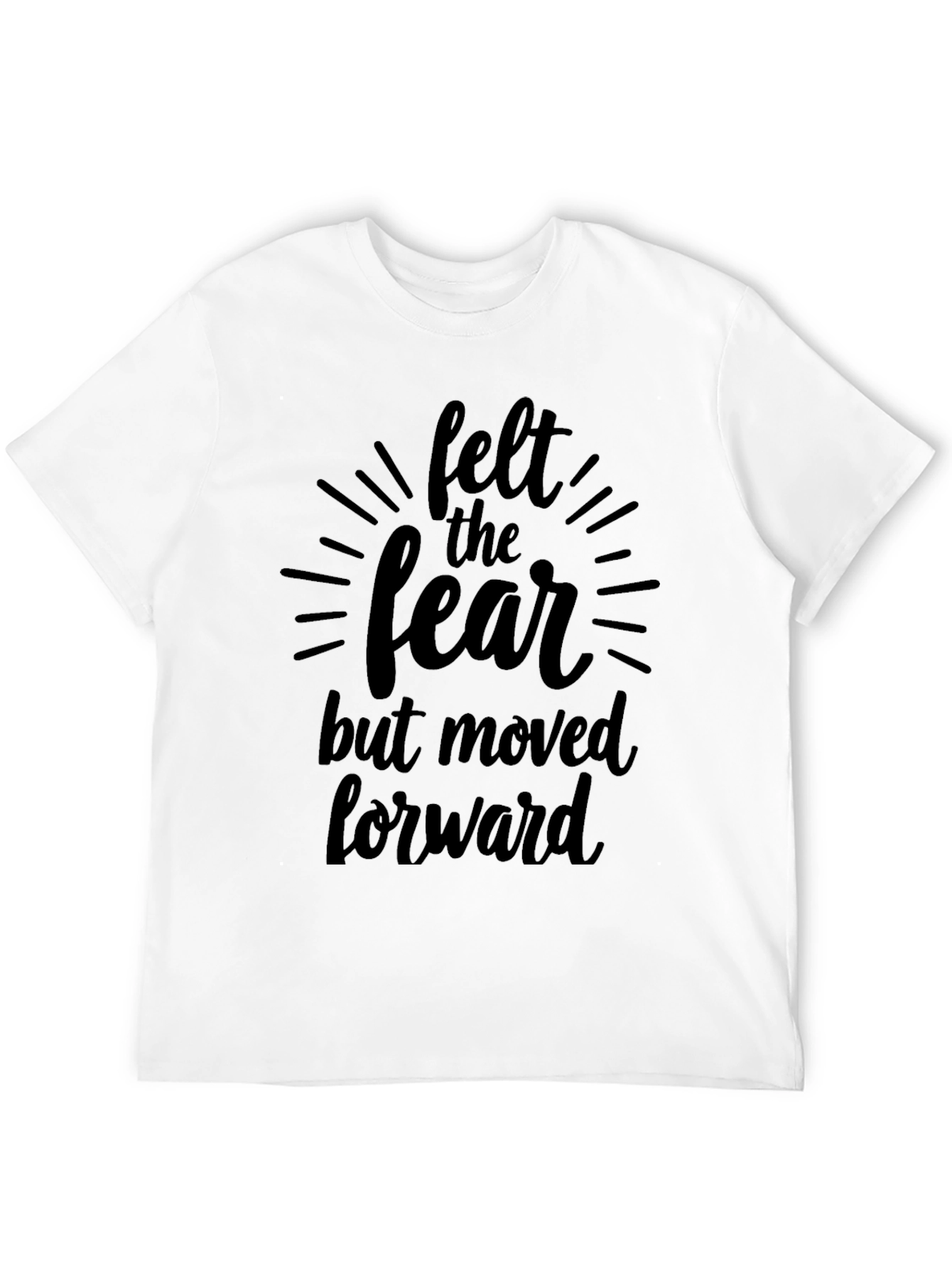 Felt The Fear Black Graphic Tee