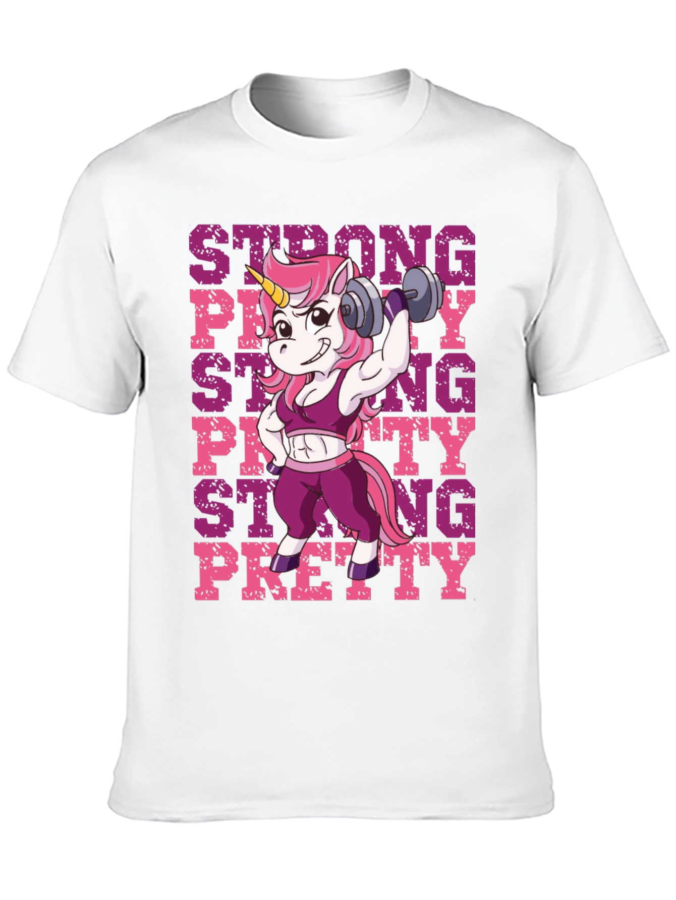 Strong Pretty Unicorn T-Shirt