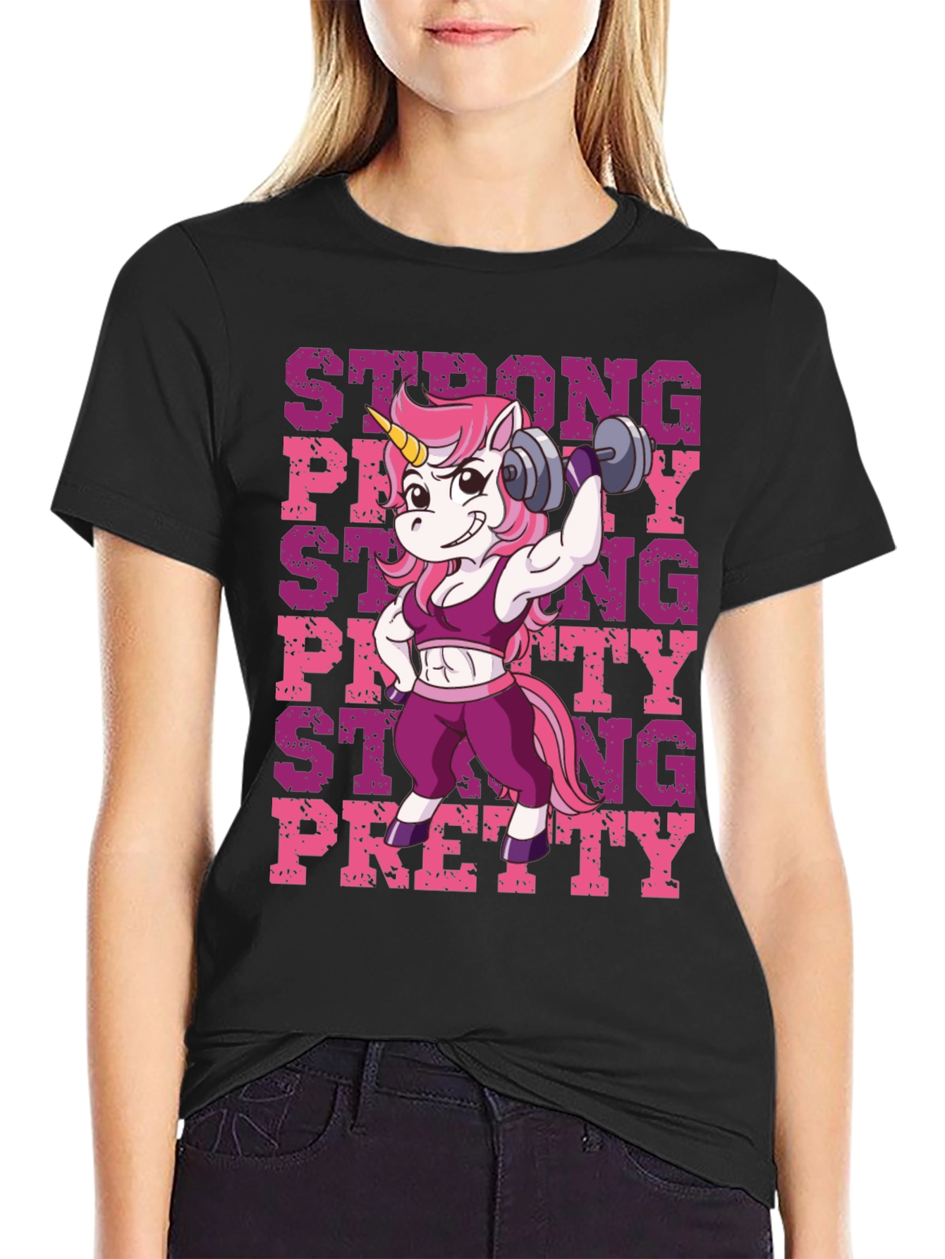 Strong Pretty Unicorn T-Shirt