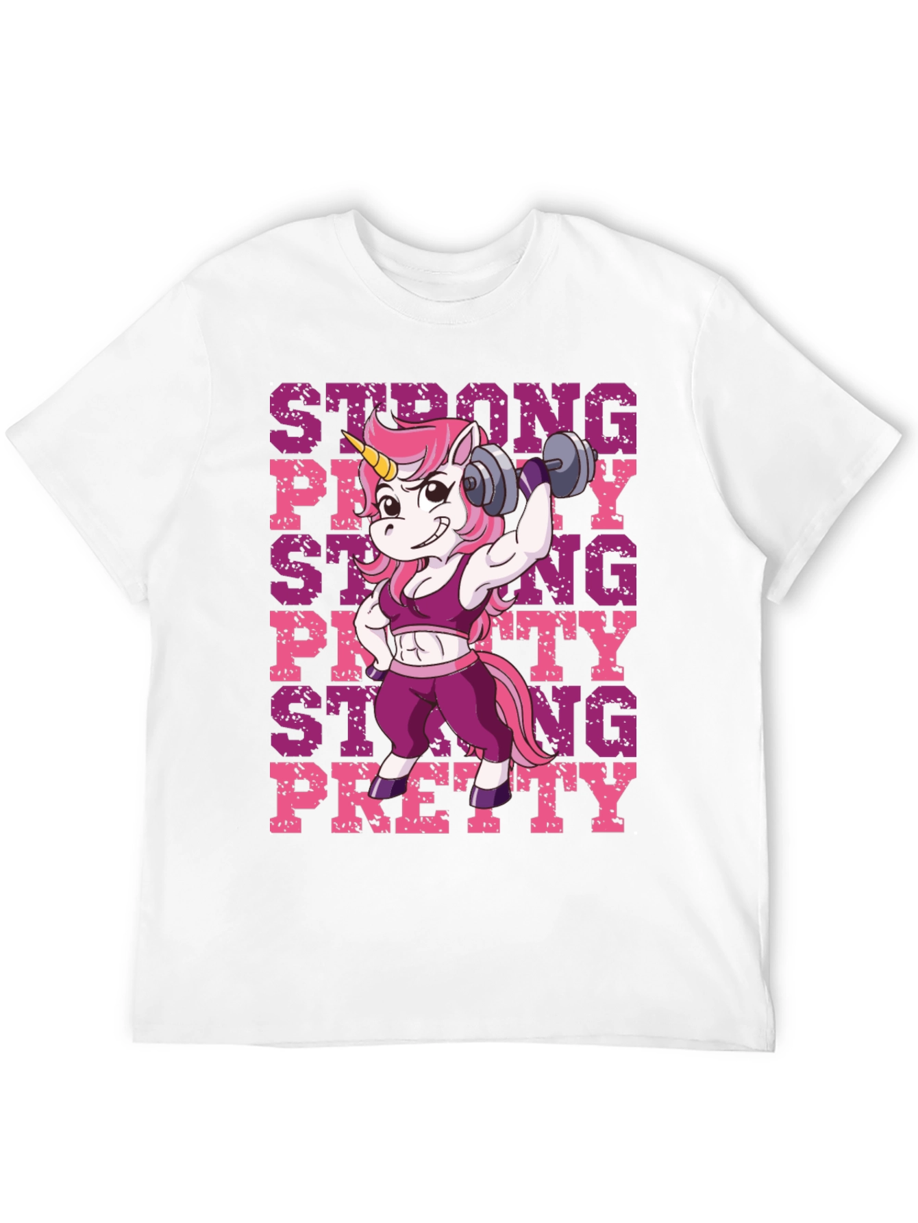 Strong Pretty Unicorn T-Shirt