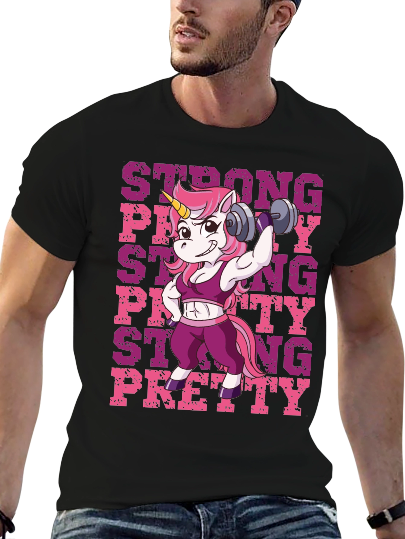 Strong Pretty Unicorn T-Shirt