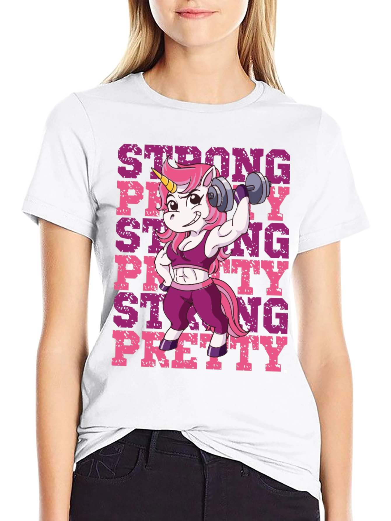 Strong Pretty Unicorn T-Shirt