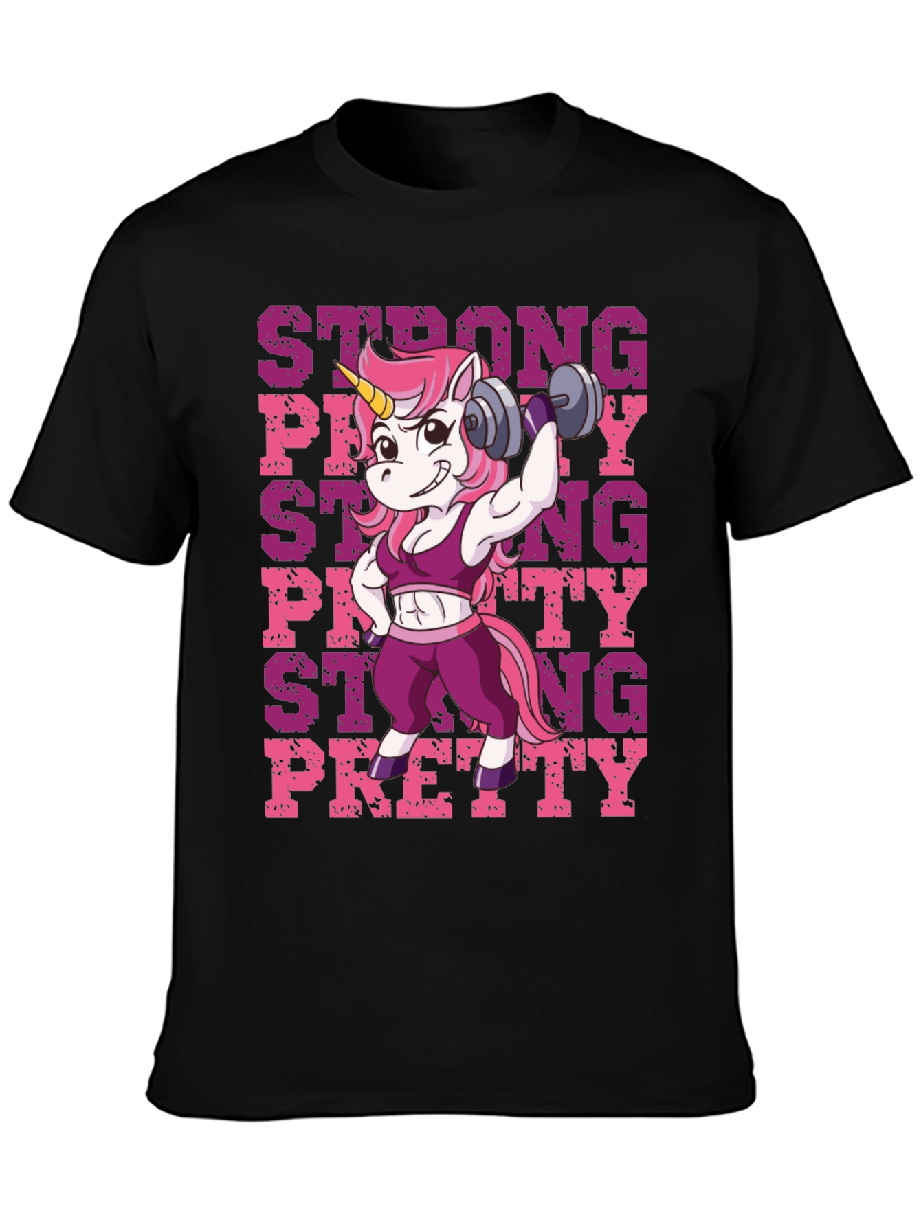 Strong Pretty Unicorn T-Shirt