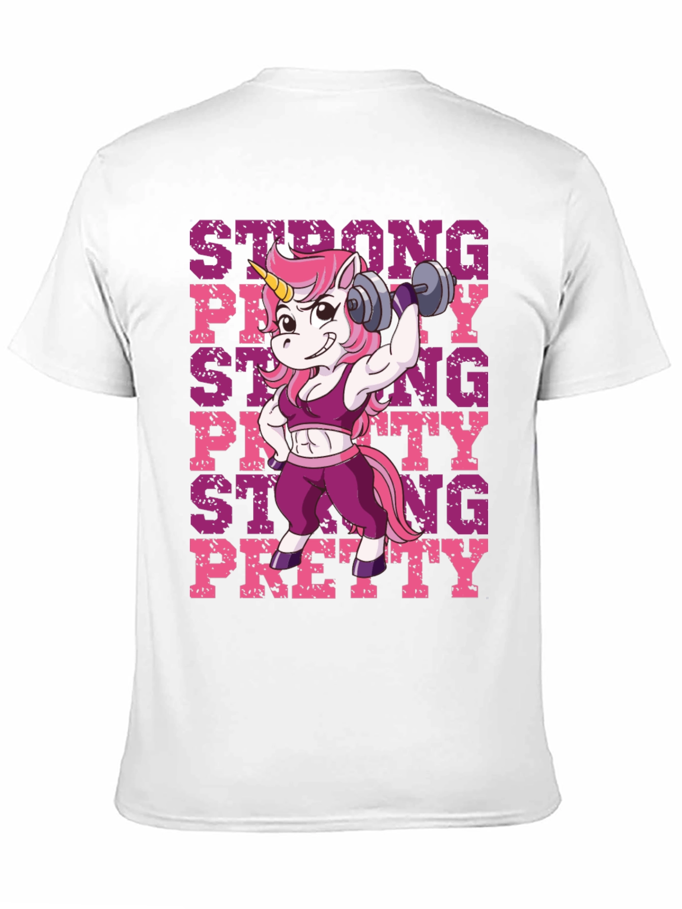 Strong Pretty Unicorn T-Shirt
