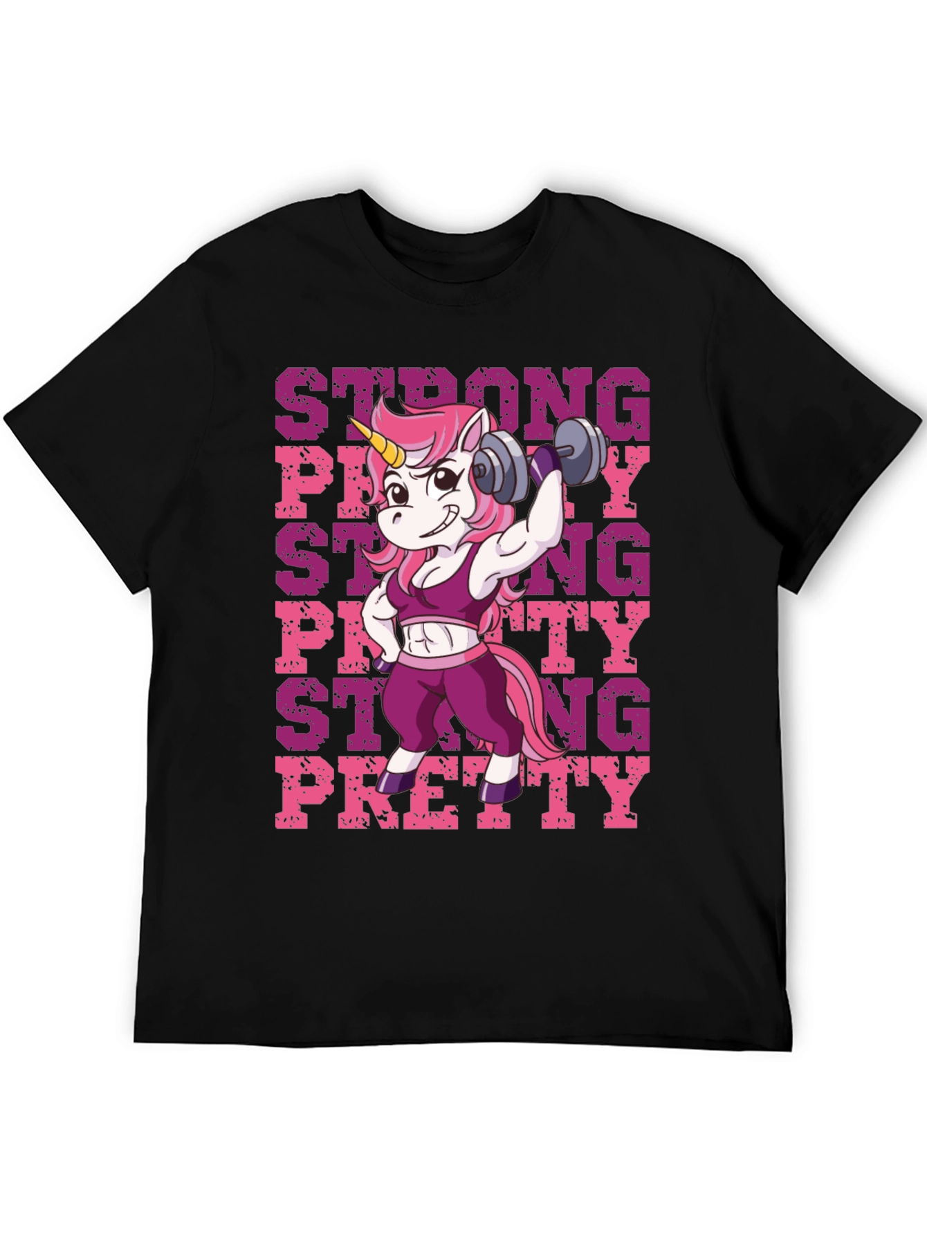 Strong Pretty Unicorn T-Shirt