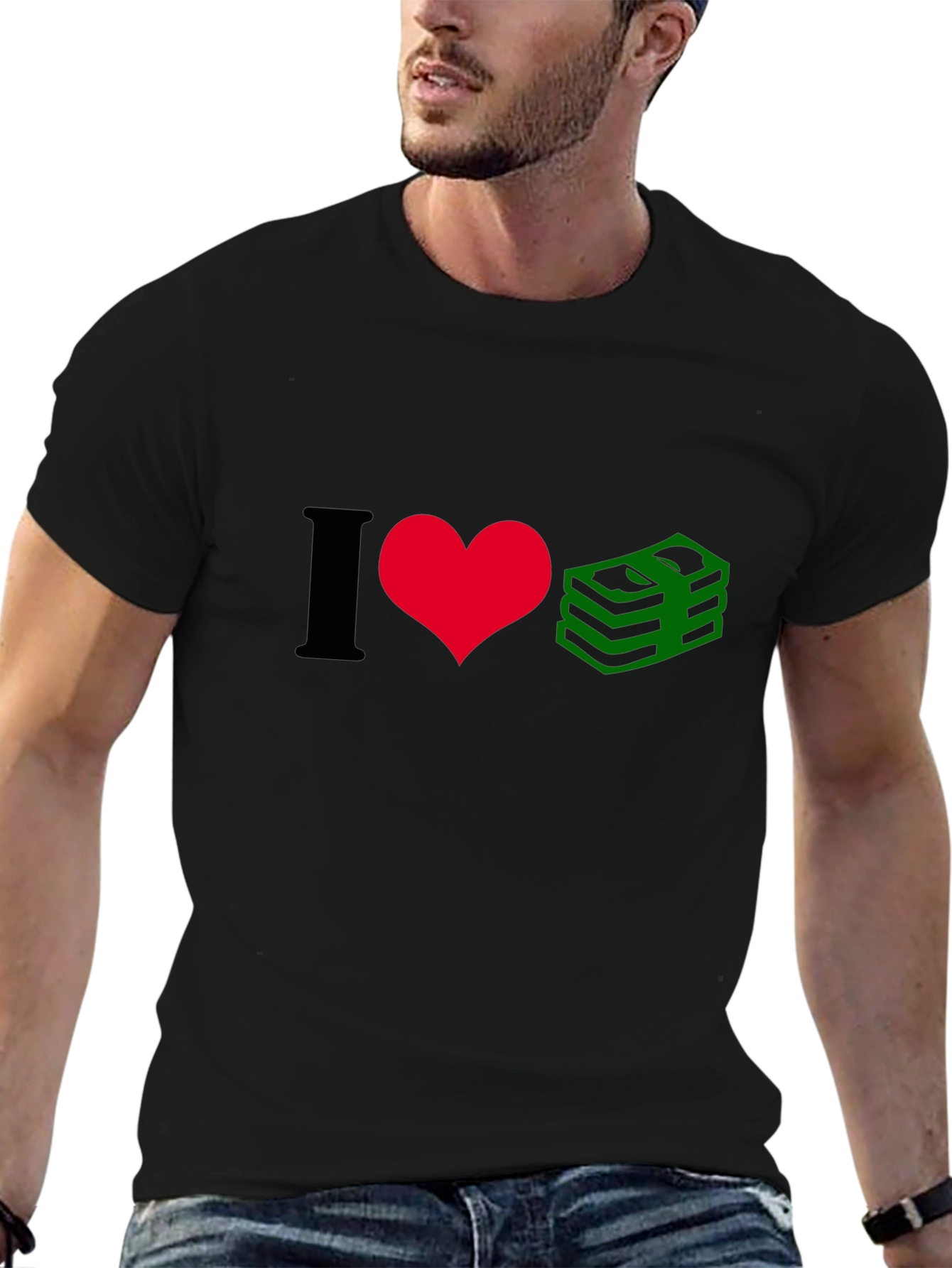 I Love Money Graphic T-Shirt