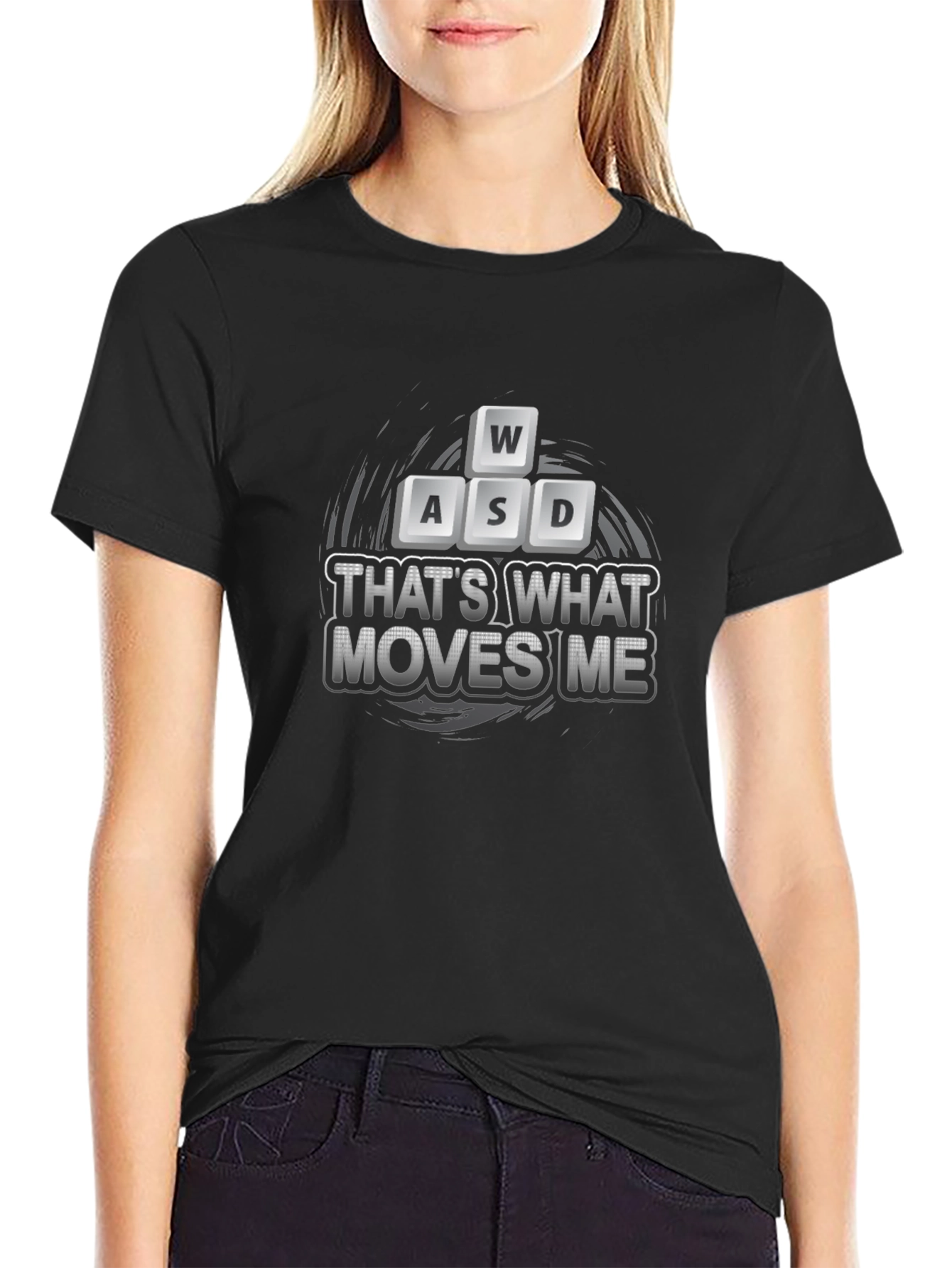 Gamer T-Shirt - WASD Keys Thats What Moves Me