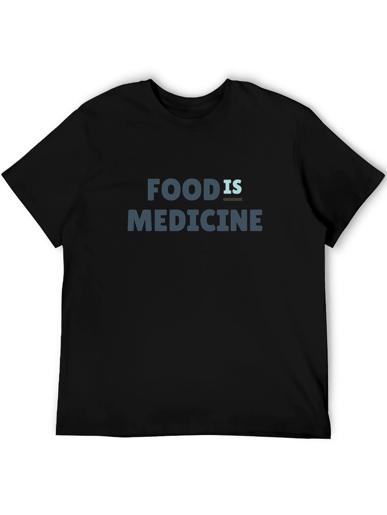 Food is Medicine Graphic Tee - Mens Black T-Shirt