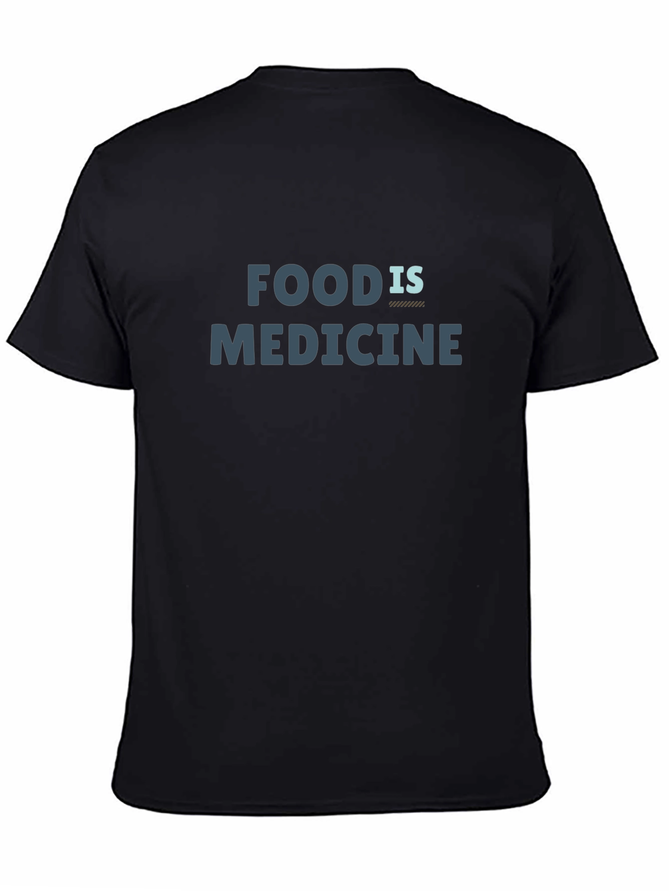 Food is Medicine Graphic Tee - Mens Black T-Shirt