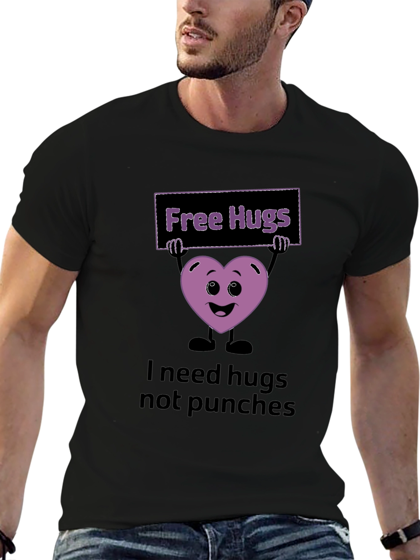 Free Hugs Graphic T-Shirt