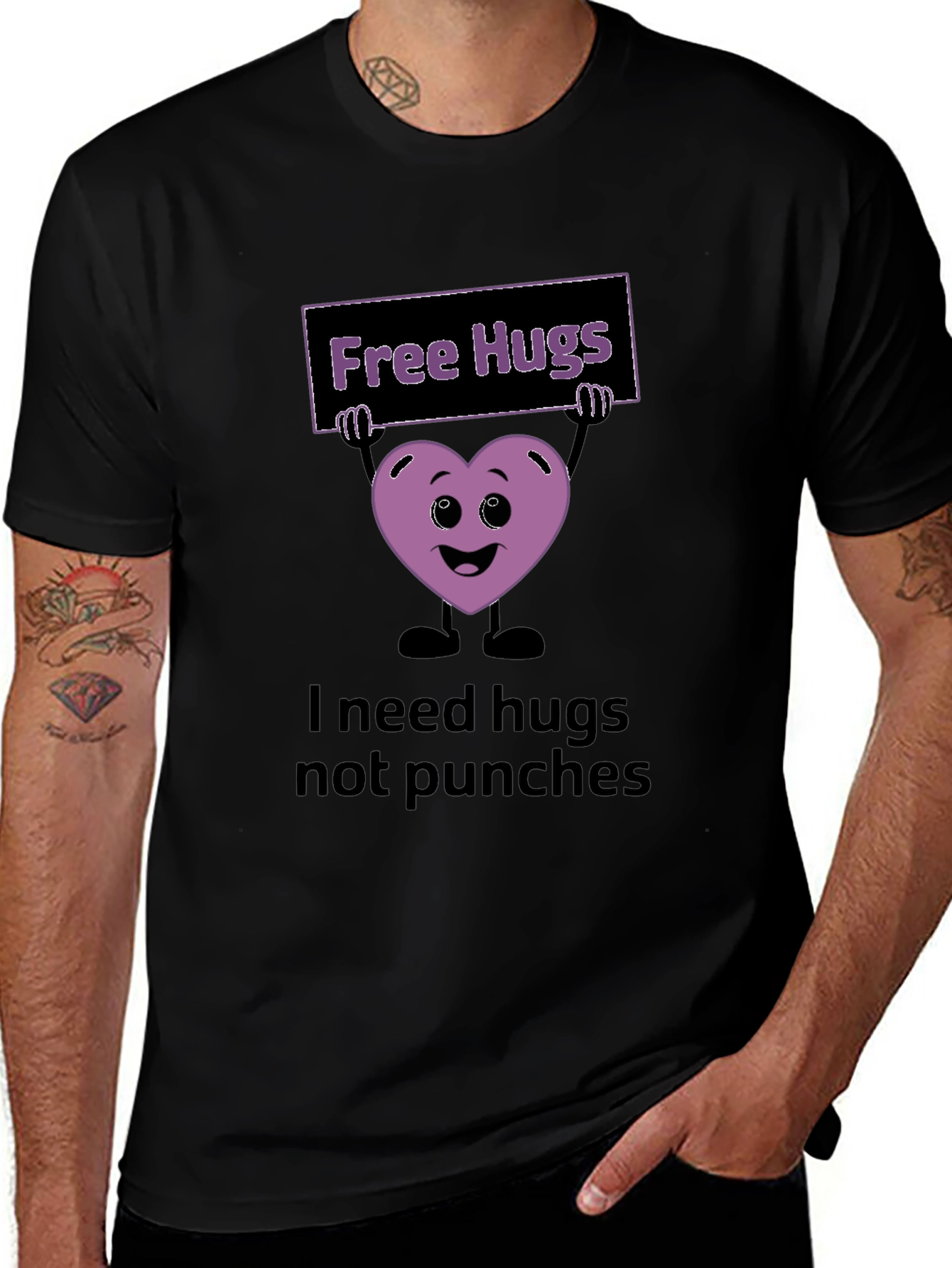 Free Hugs Graphic T-Shirt