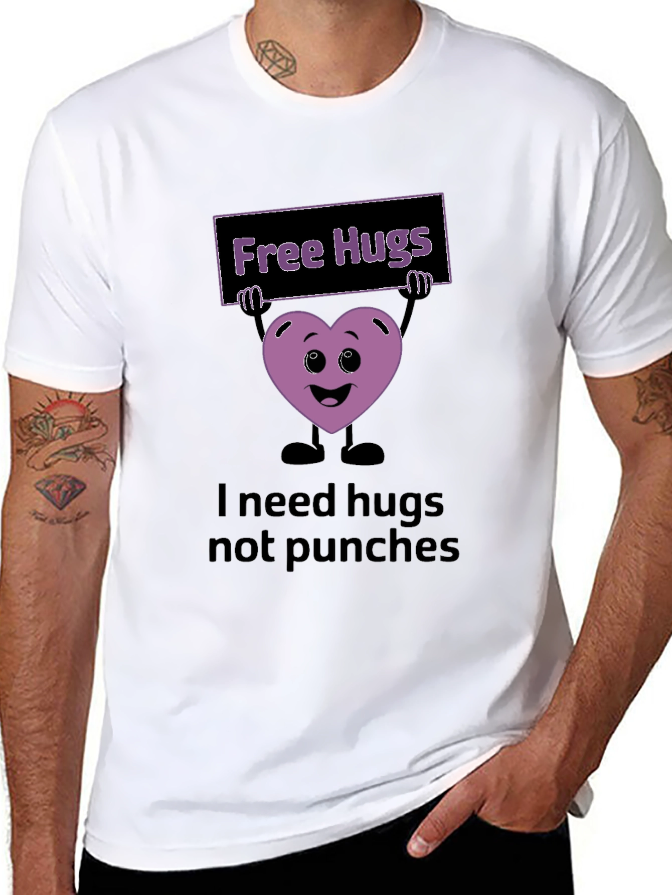 Free Hugs Graphic T-Shirt