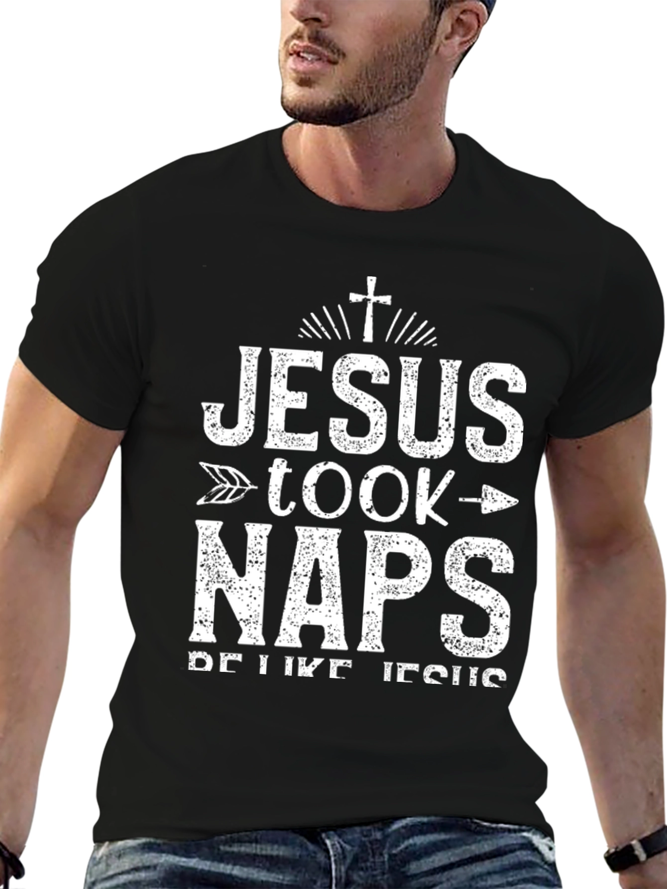 Jesus Took Naps Graphic Tee